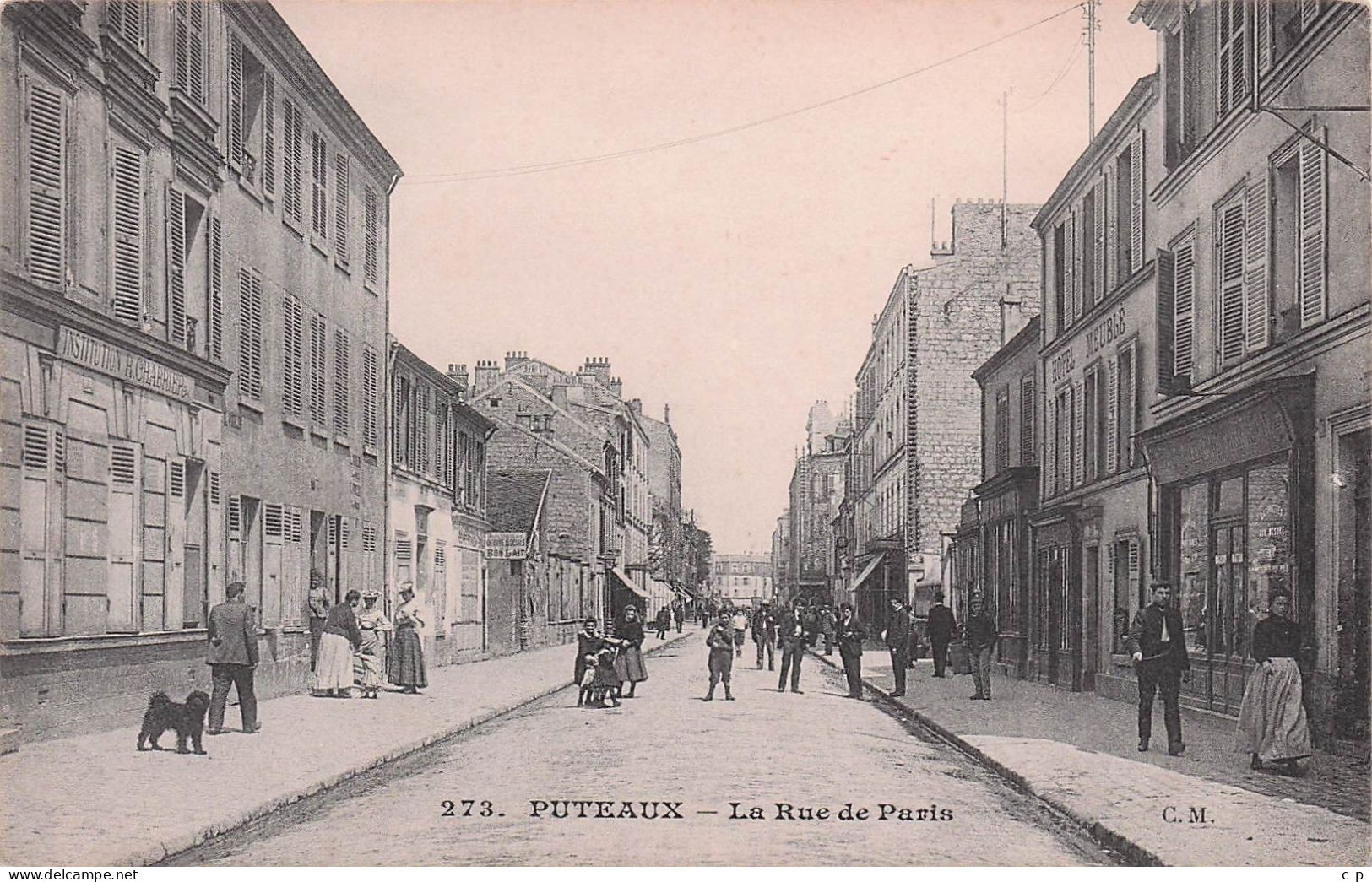 Puteaux - Rue De Paris -  CPA°J - Puteaux