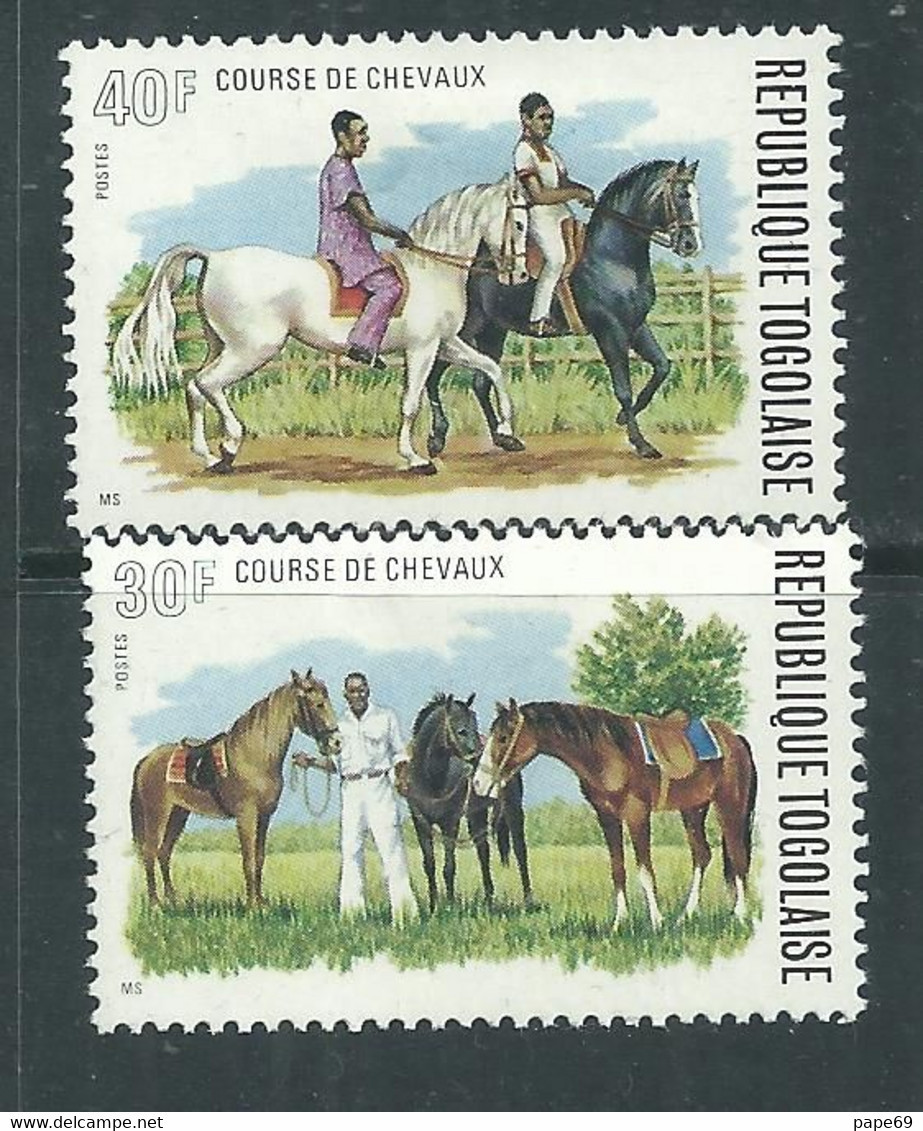 Togo  N° 813 / 14  XX Course De Chevaux, Les 2 Valeurs Sans  Charnière, TB - Togo (1960-...)