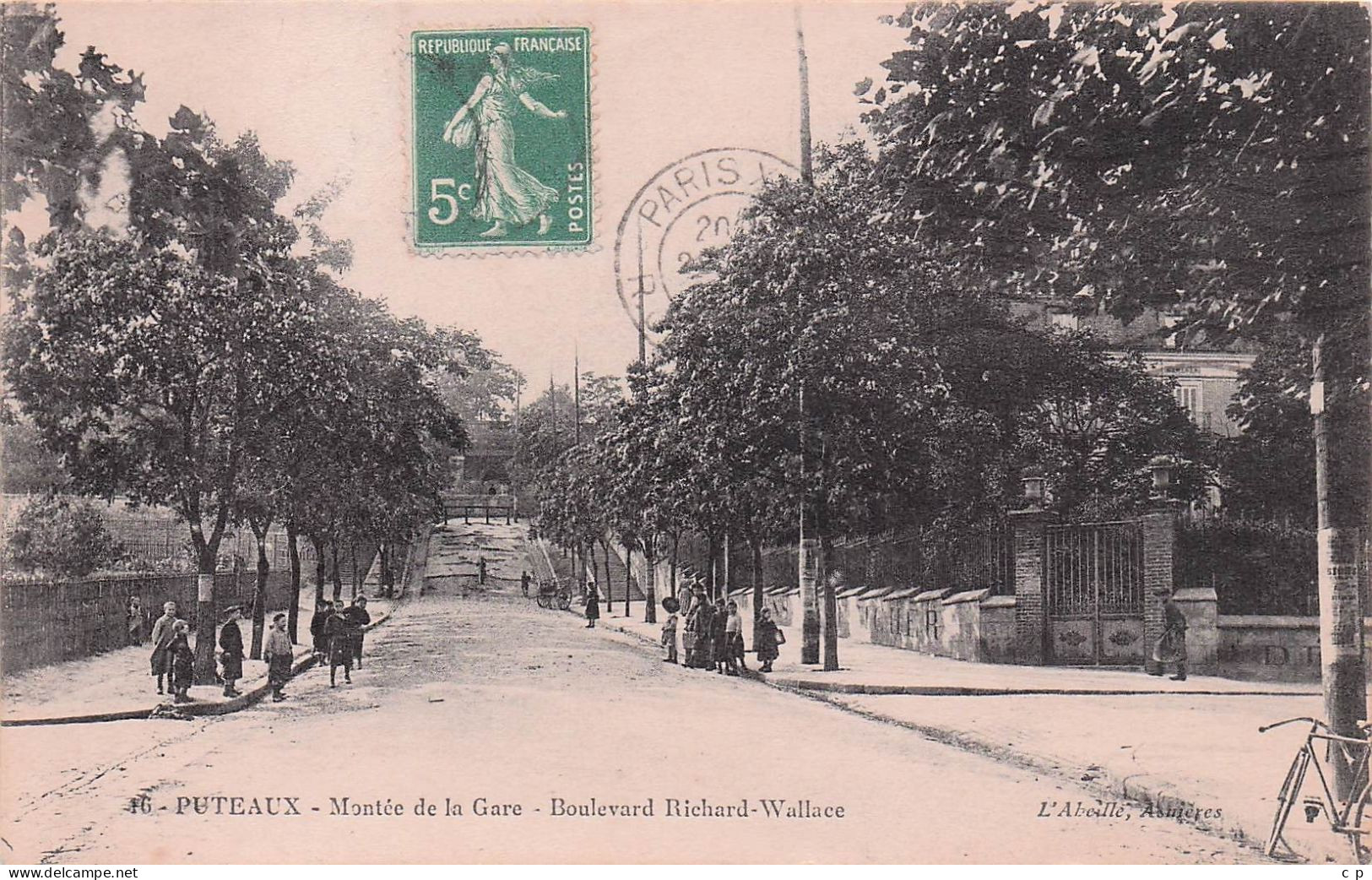 Puteaux - Montee De La Gare - Blvd Richard Wallace -  CPA°J - Puteaux