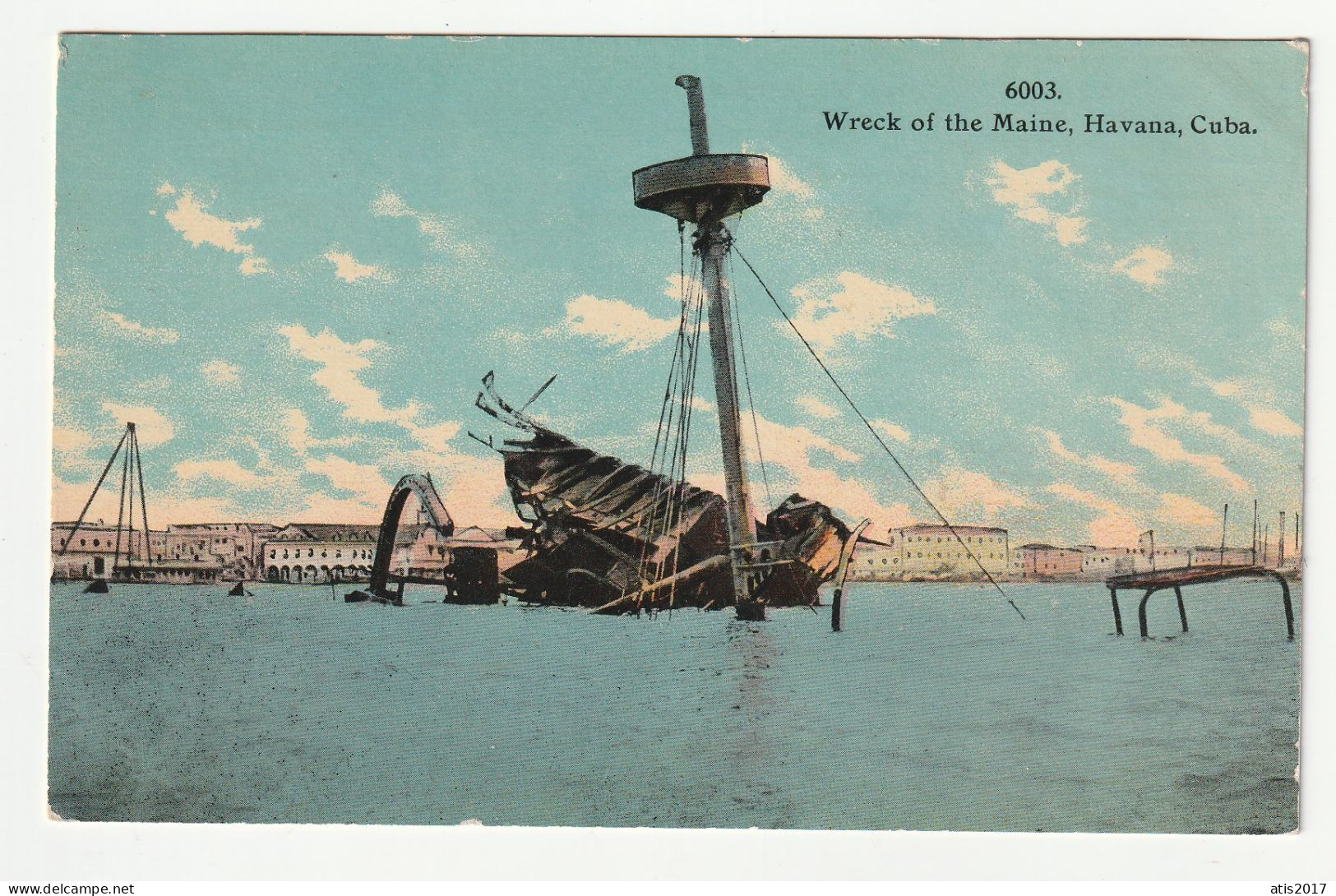 CUBA - HAVANA - Wreck Of The Main - Old Pc 1910s - Cuba