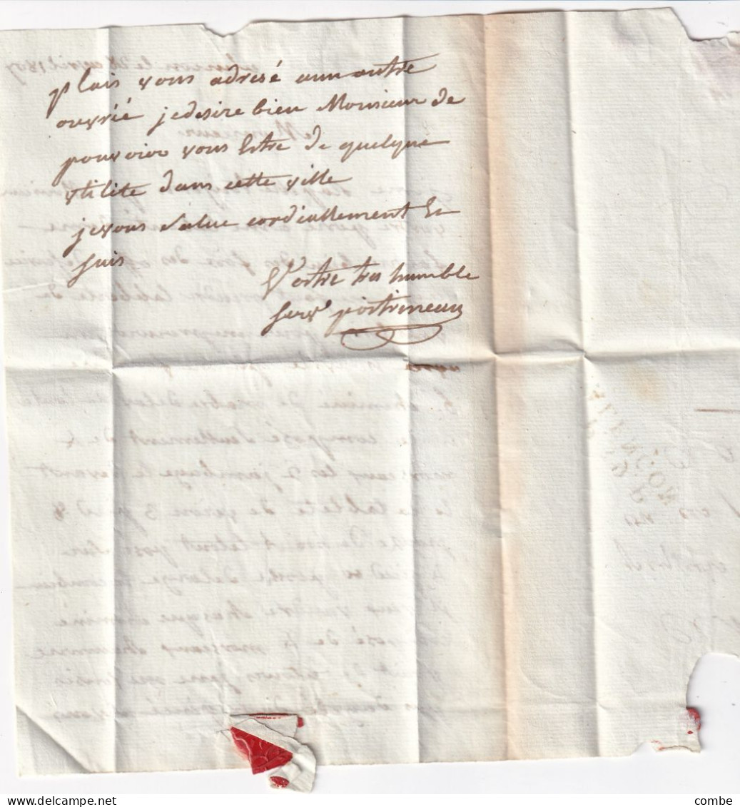 LETTRE. 28 AVRIL 1807. P.59.P./ALENCON (34mm). POUR LAVAL - 1801-1848: Précurseurs XIX