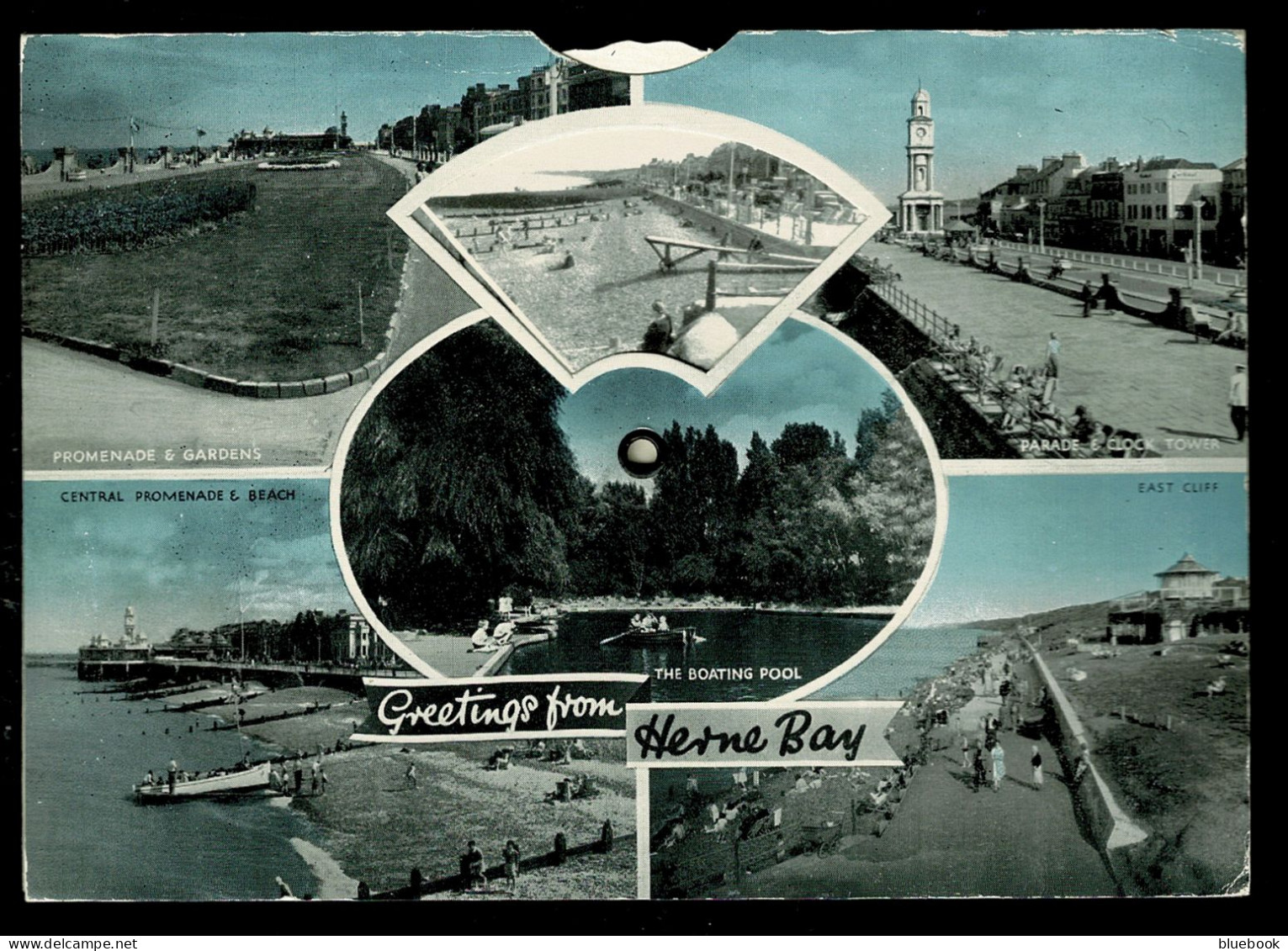 Ref 1645 - Unused Novelty Mechanical Postcard - Herne Bay - Kent - Autres & Non Classés