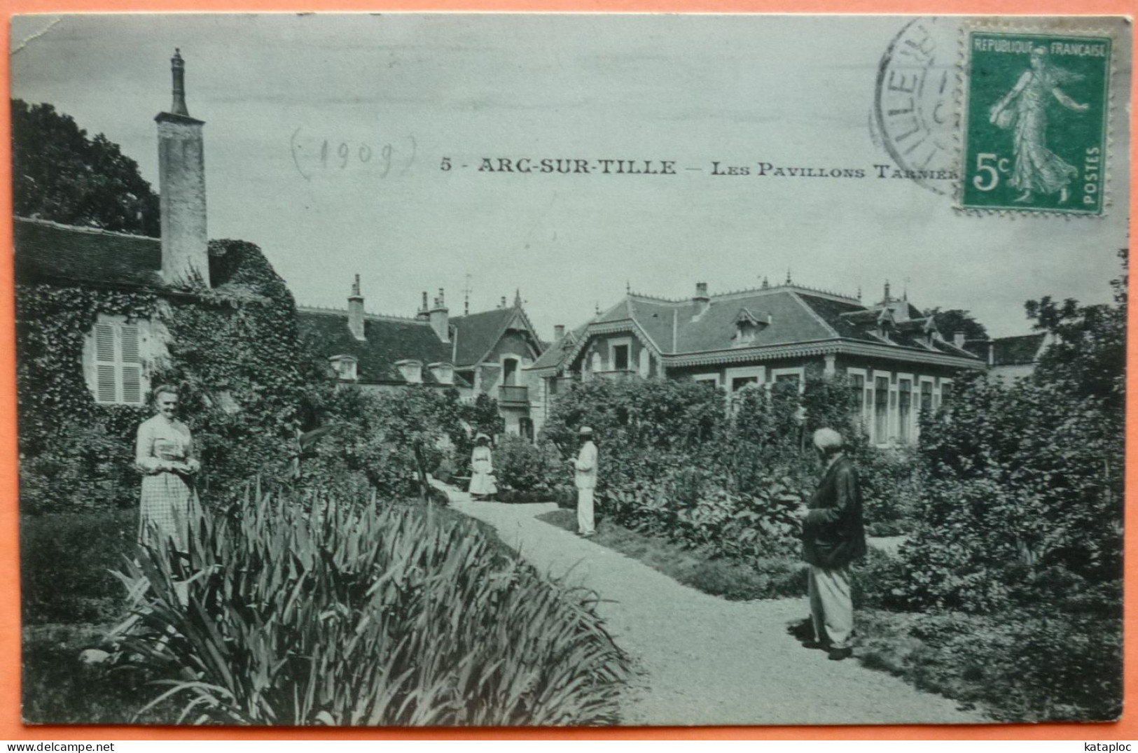 CARTE ARC SUR TILLE - 21 - LES PAVILLONS TARNIER -SCANS RECTO VERSO-12 - Drancy