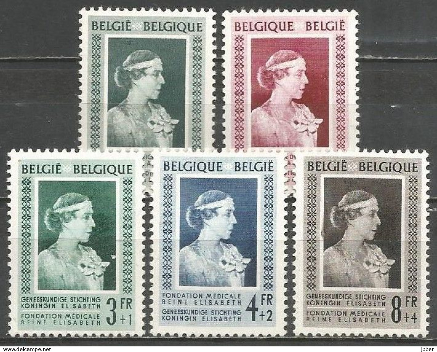 Belgique - Fondation Reine Elisabeth - N°863 à 867 * - Unused Stamps