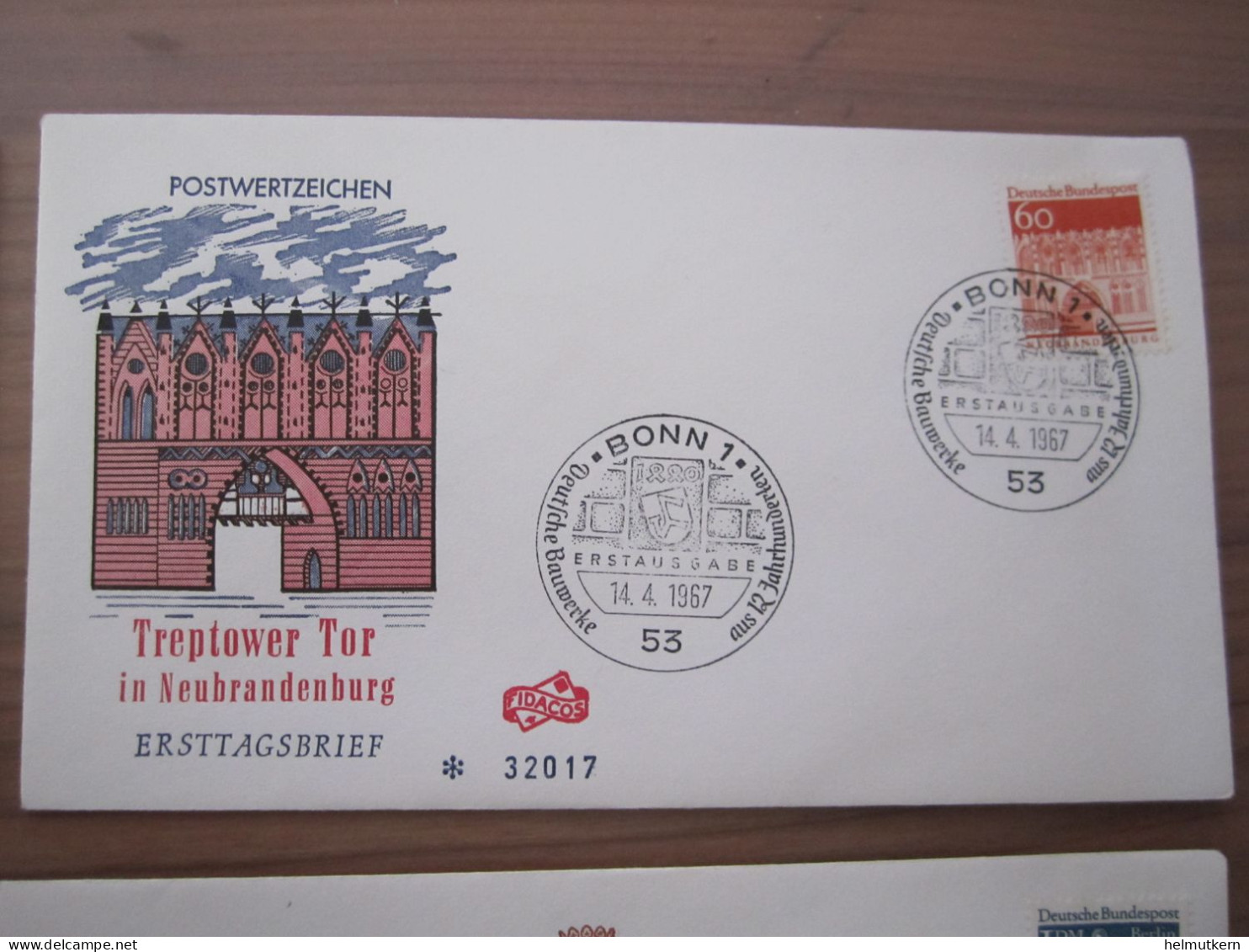 4 X FDC - Ersttagsbrief - Bund - Dauerserie - 1966 U. 1967 - Cartas & Documentos