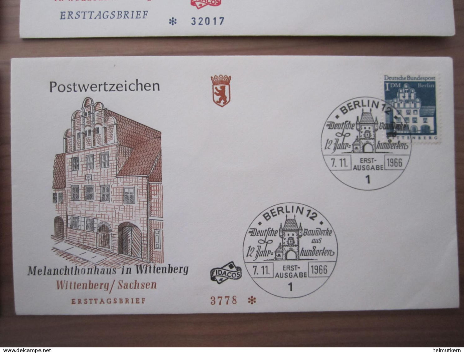 4 X FDC - Ersttagsbrief - Bund - Dauerserie - 1966 U. 1967 - Briefe U. Dokumente