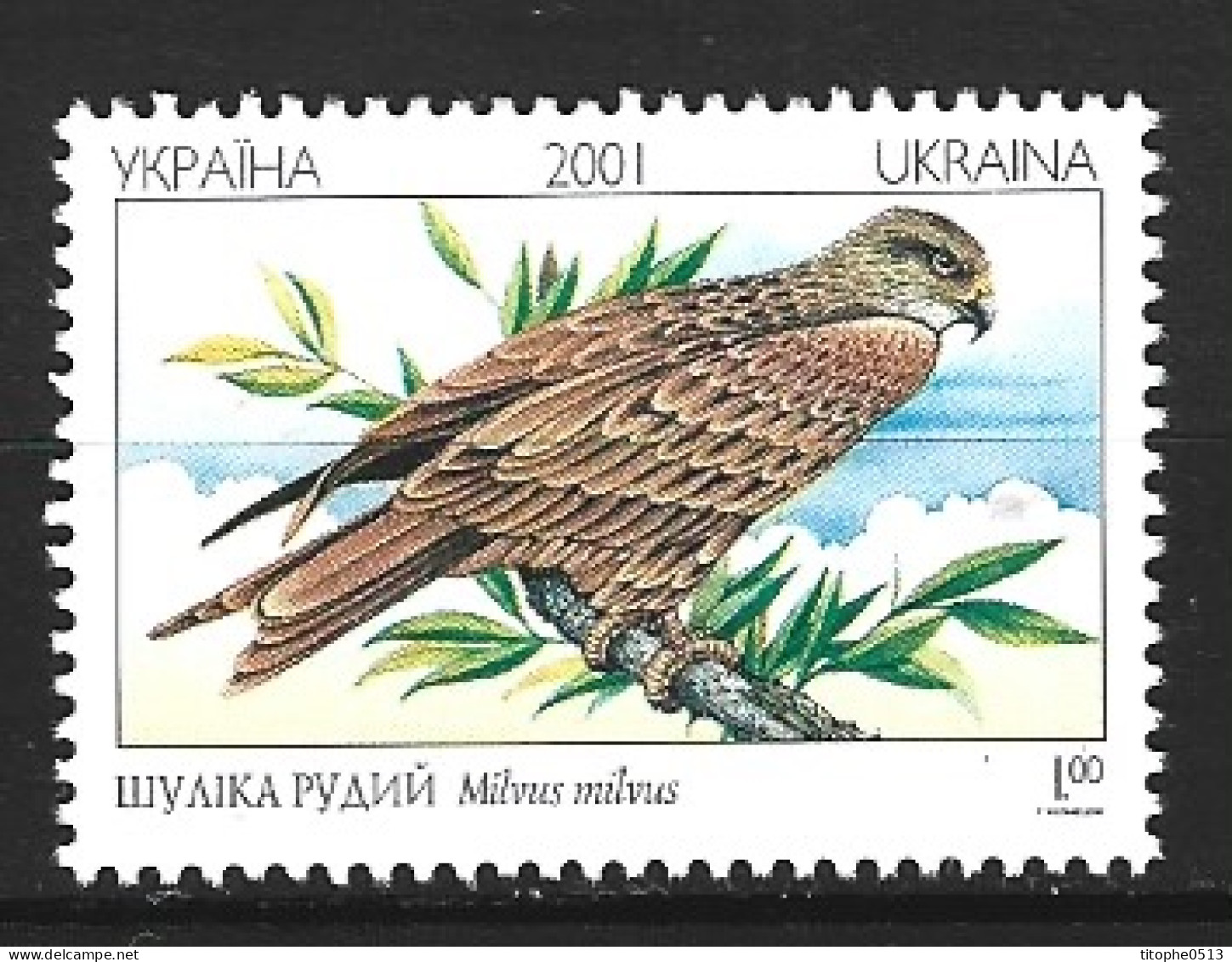 UKRAINE. N°430 De 2001. Milan Royal. - Aigles & Rapaces Diurnes