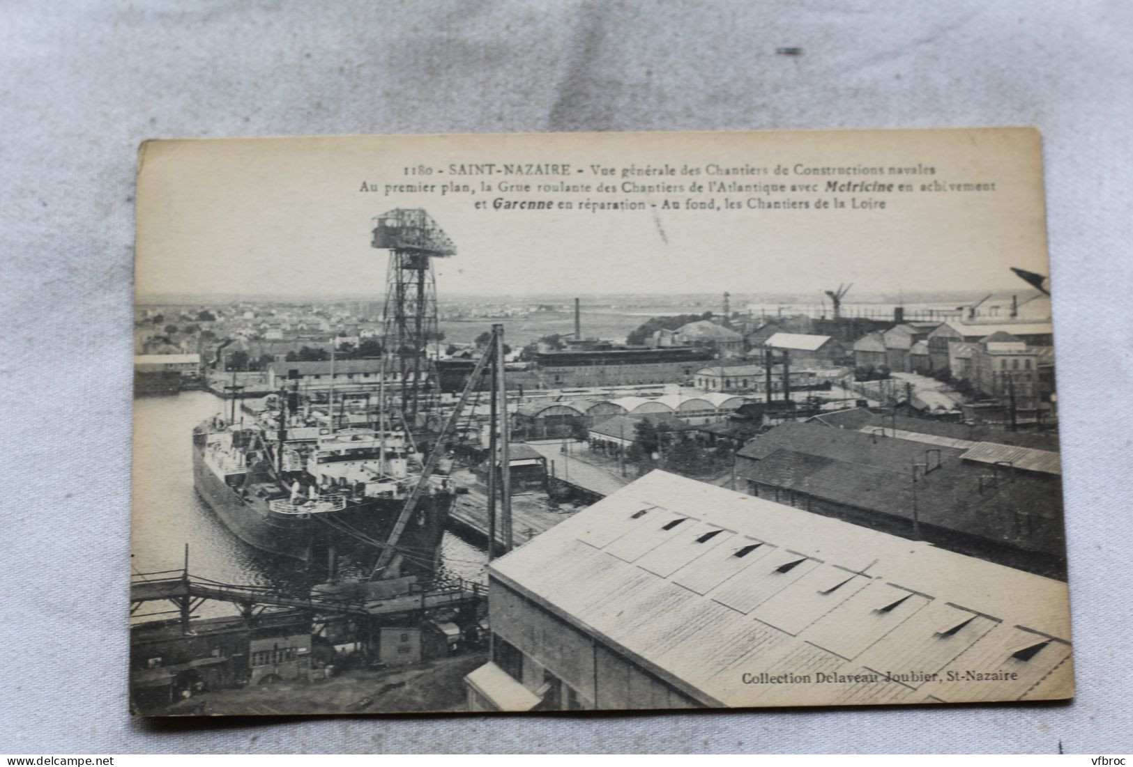 Cpa 1918, Saint Nazaire, Vue Générale Des Chantiers De Constructions Navales, Loire Atlantique 44 - Saint Nazaire