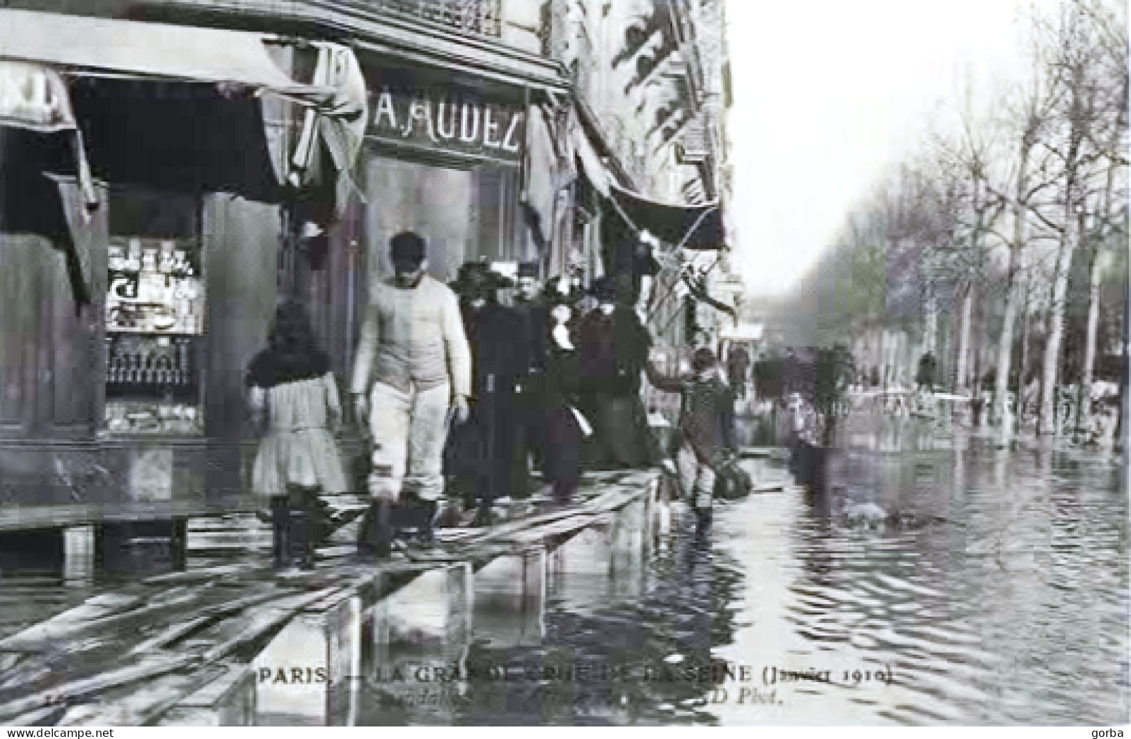 *Repro CPA - 75 - PARIS -  L'Avenue RAPP Inondée En 1910 - Inondations De 1910