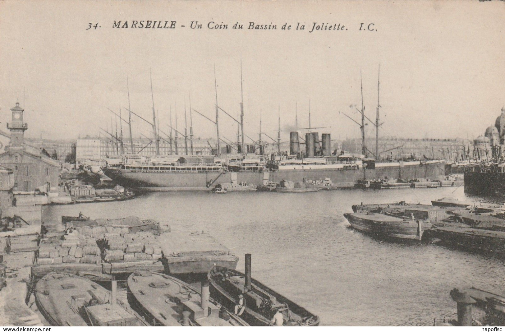 13-Marseille Un Coin Du Bassin De La Joliette - Joliette, Zone Portuaire