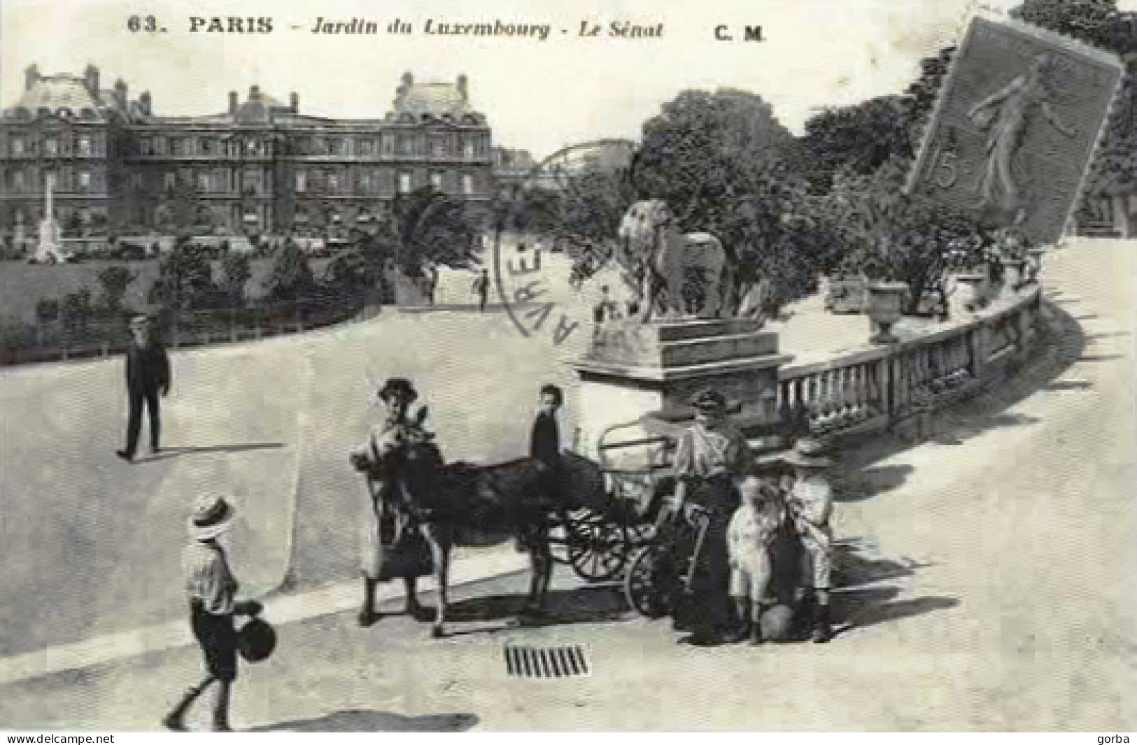 *Repro CPA - 75 - PARIS -  Jardin Du Luxembourg - Le Sénat - Parchi, Giardini