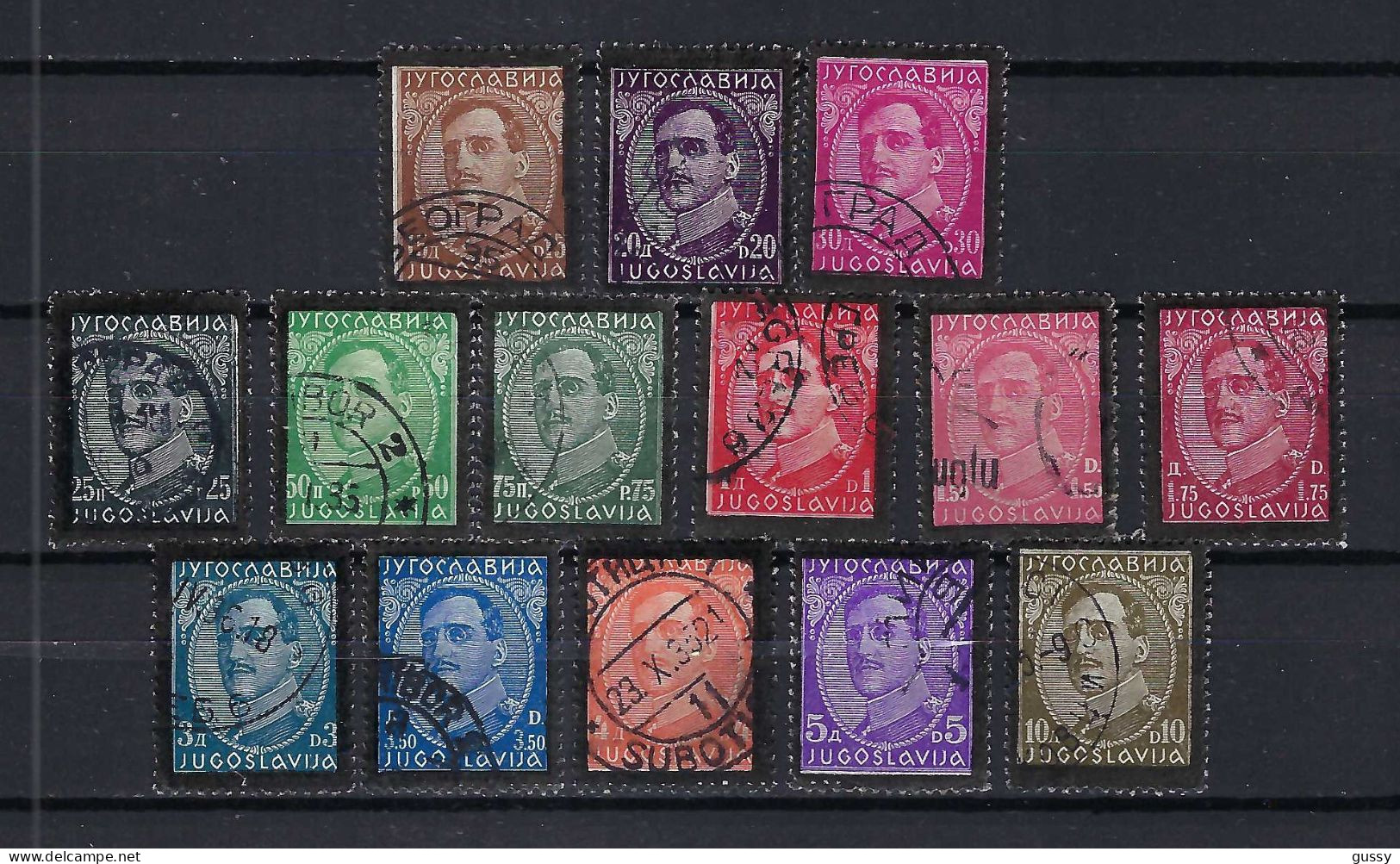 YOUGOSLAVIE Ca.1934: Lot D' Obl. - Used Stamps