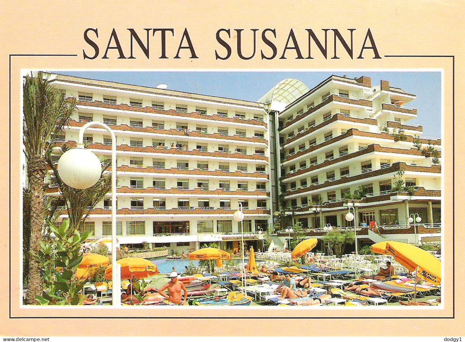 SANTA SUSANNA, CATALONIA, SPAIN. USED POSTCARD Ms3 - Barcelona