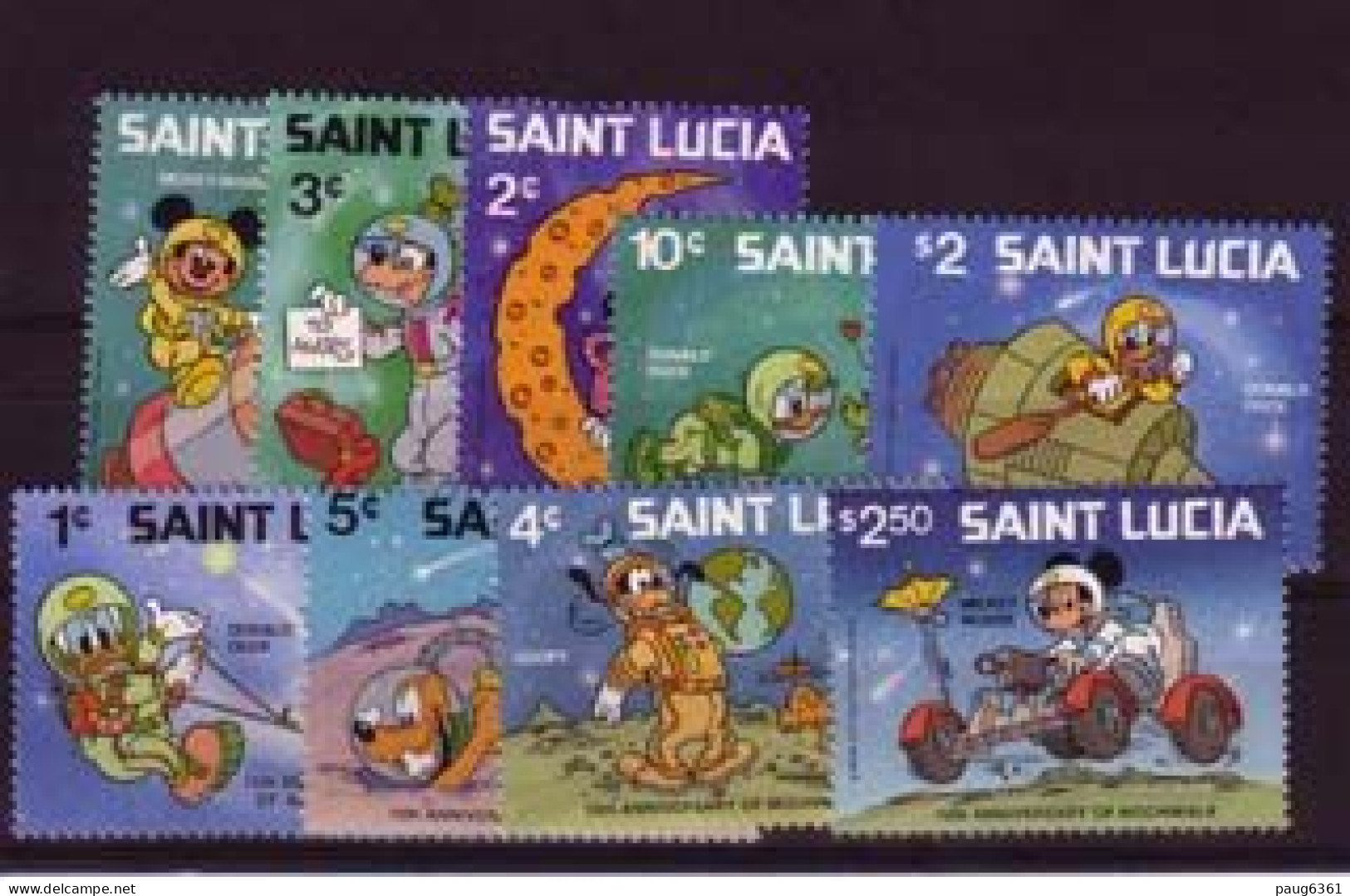 DISNEY GROS LOT DE TIMBES NEUF MNH**