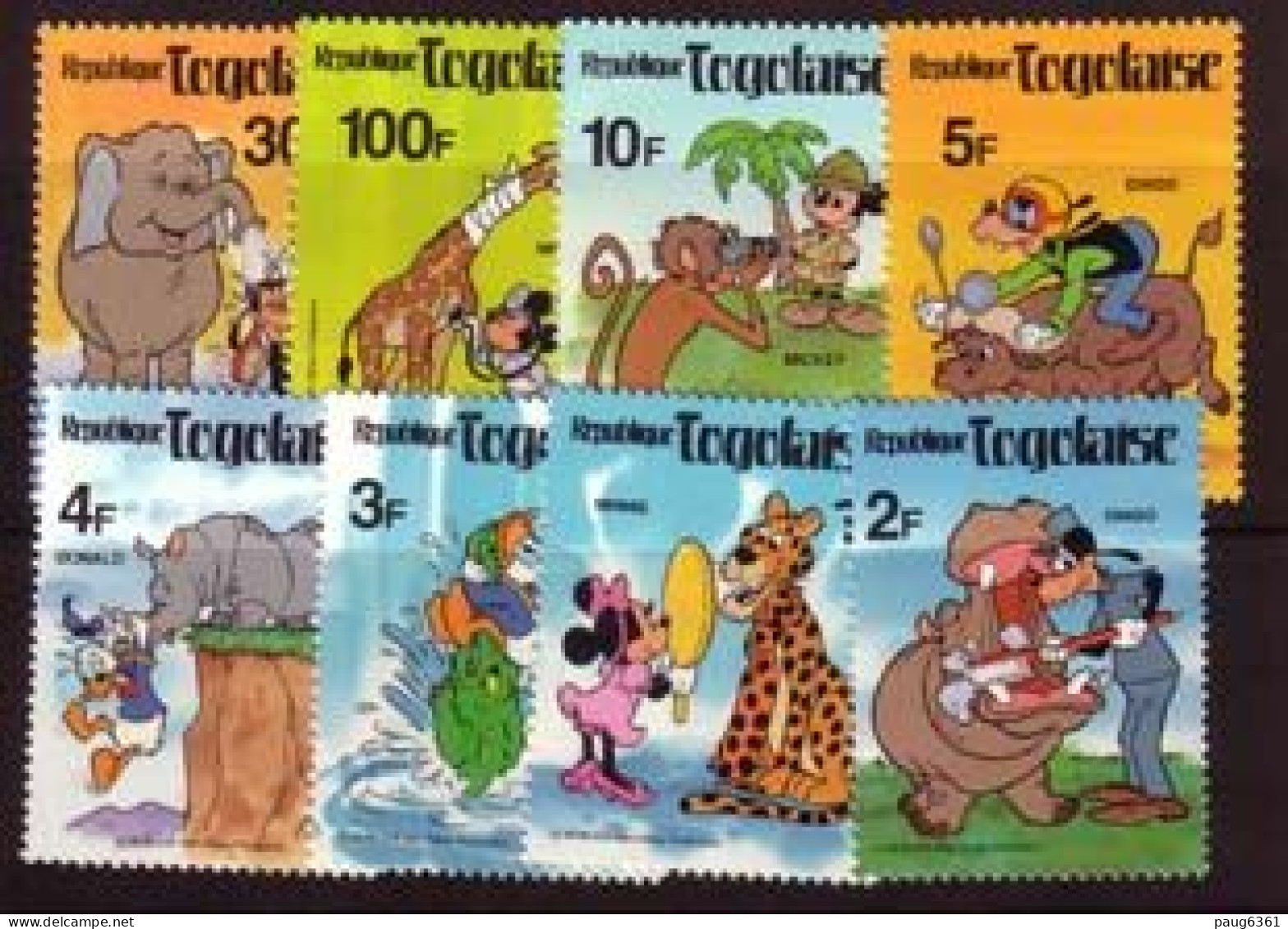 DISNEY GROS LOT DE TIMBES NEUF MNH**