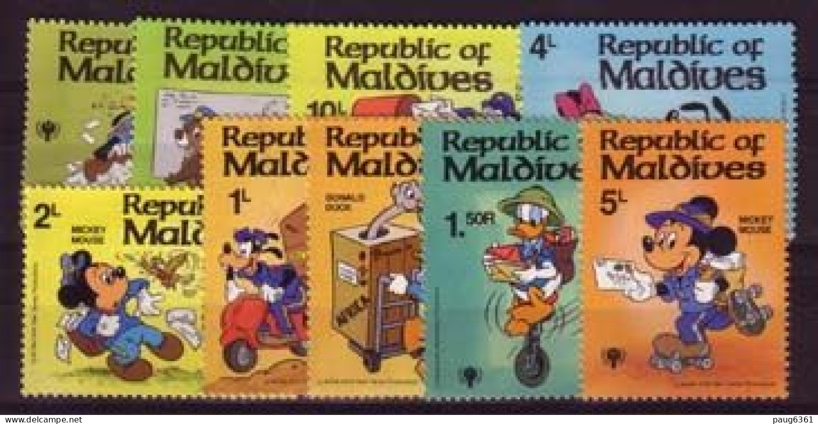 DISNEY GROS LOT DE TIMBES NEUF MNH**