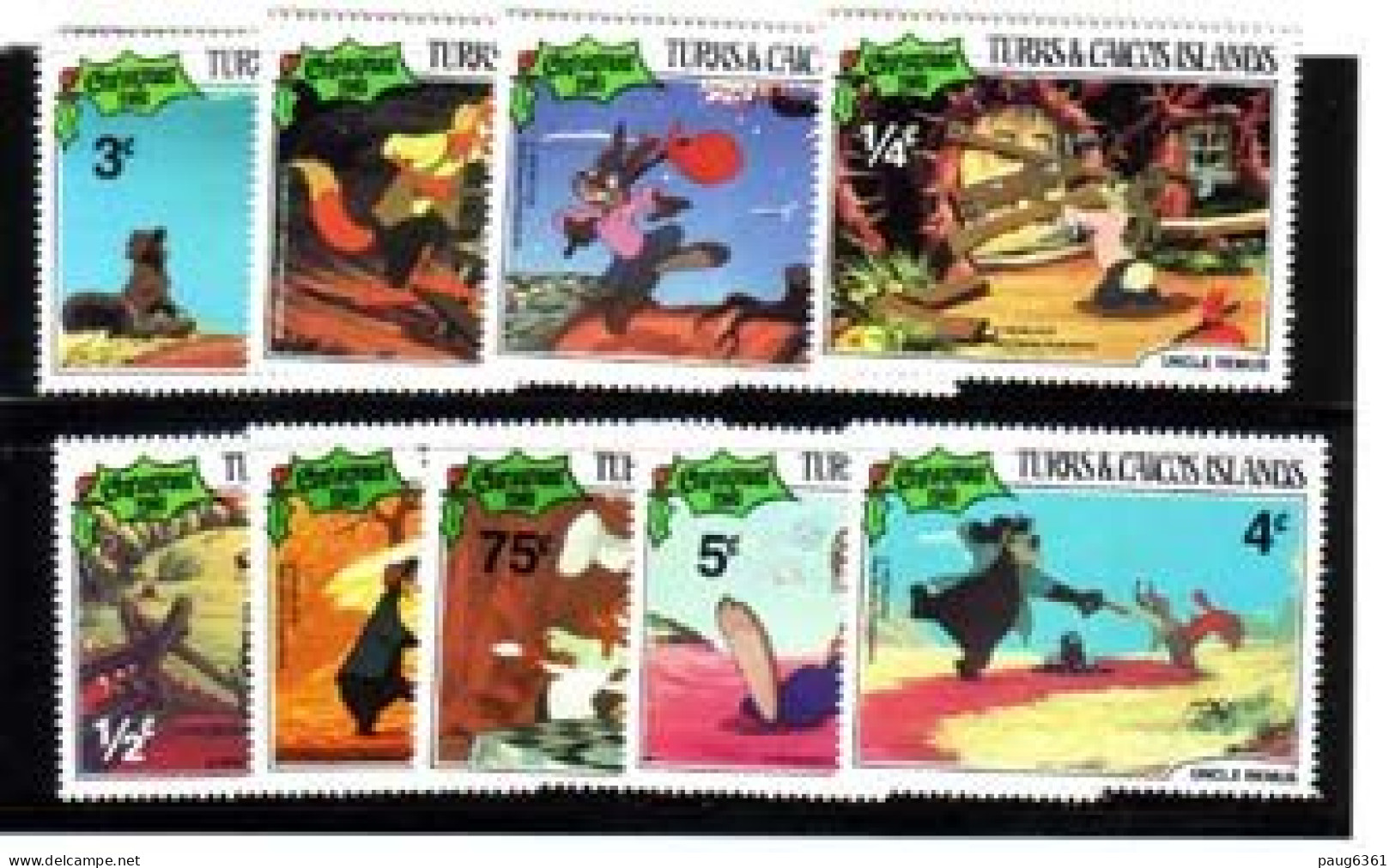 DISNEY GROS LOT DE TIMBES NEUF MNH**