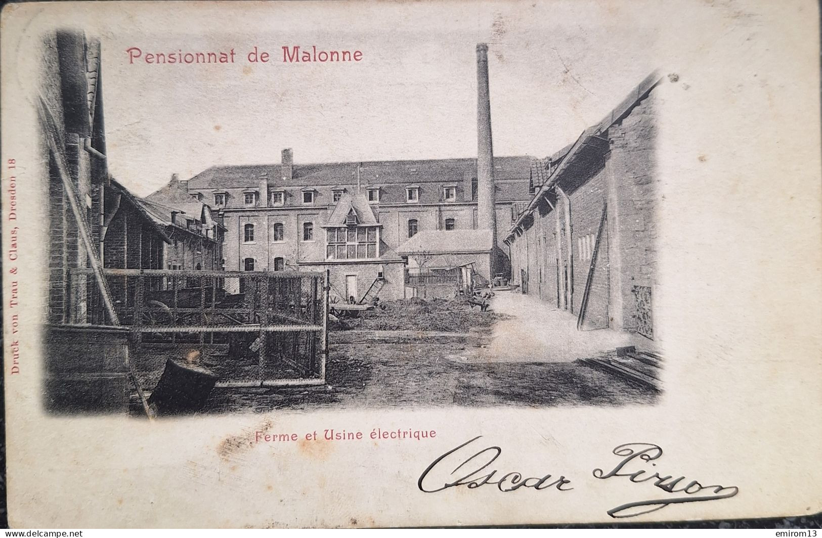 Pensionnat De Malonne Ferme Et Usine électrique - Namen