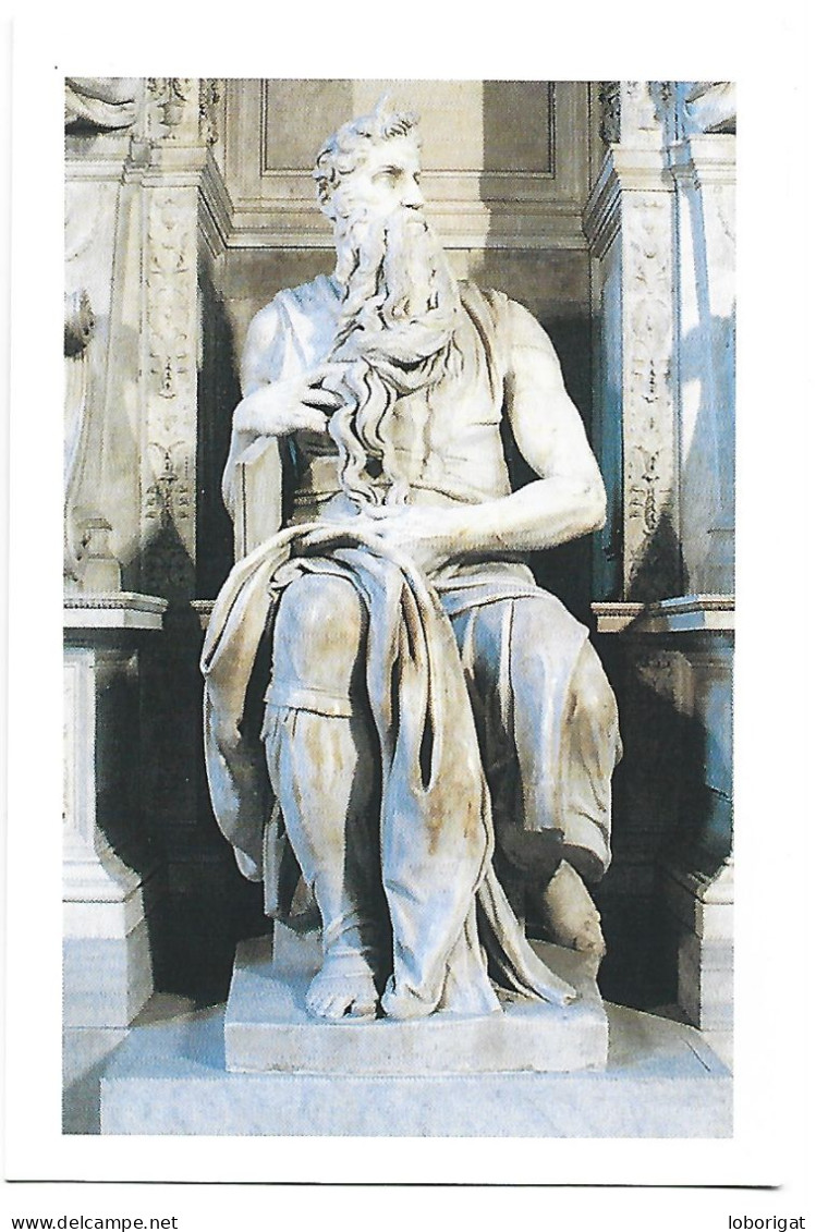 BASILICA DI SAN PIETRO IN VINCOLI.- IL MOSÉ DI MICHELANGELO.- ROMA.-  (ITALIA). - Sculpturen