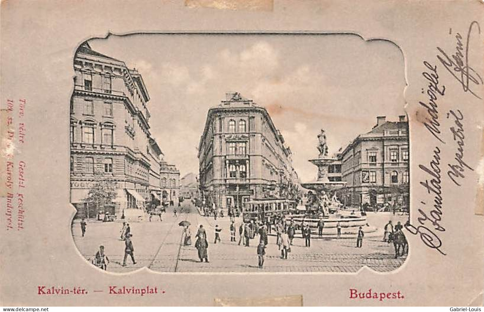 Kalvin-ter Kalvinplat Budapest  Tram - Ungarn