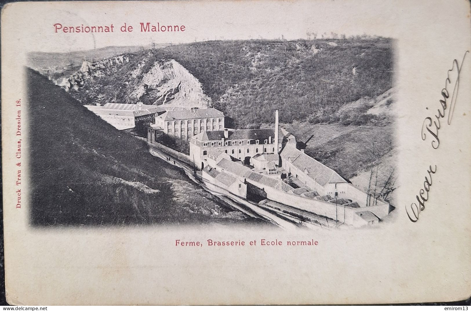 Pensionnat De Malonne Ferme Brasserie Et école Normale - Namur