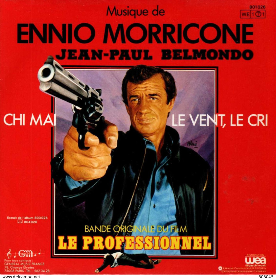 Ennio Morricone - "le Professionnel" - Filmmuziek