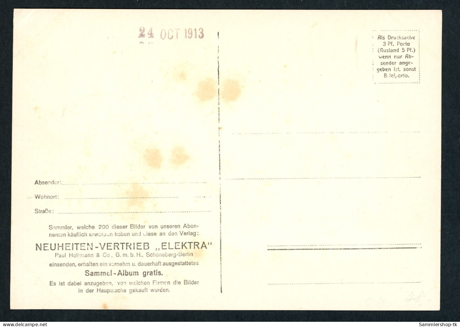 Ansichtskarte Die Noch Brennenden Trümmer Marineluftschiff L2 - 1913 - Luchtschepen