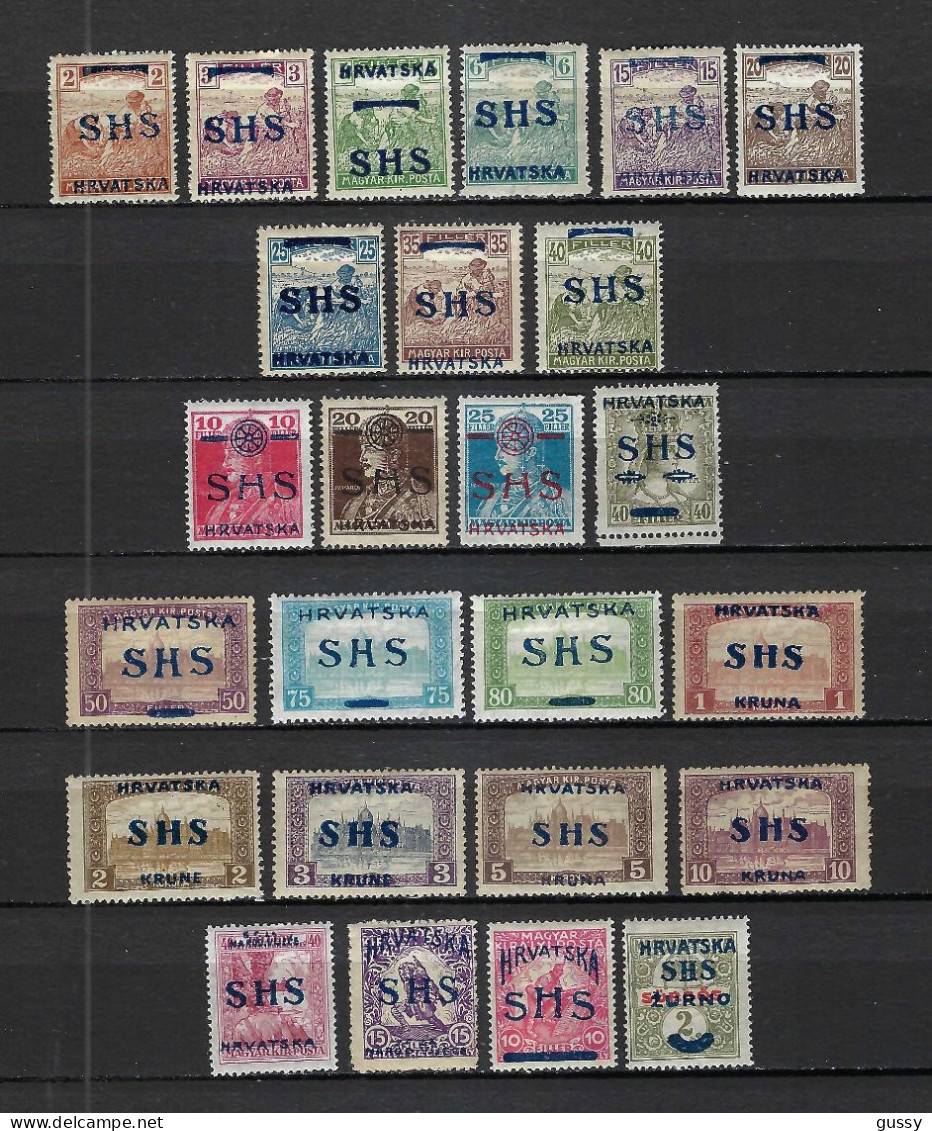 CROATIE Ca.1918: Lot De Neufs* - Croatie