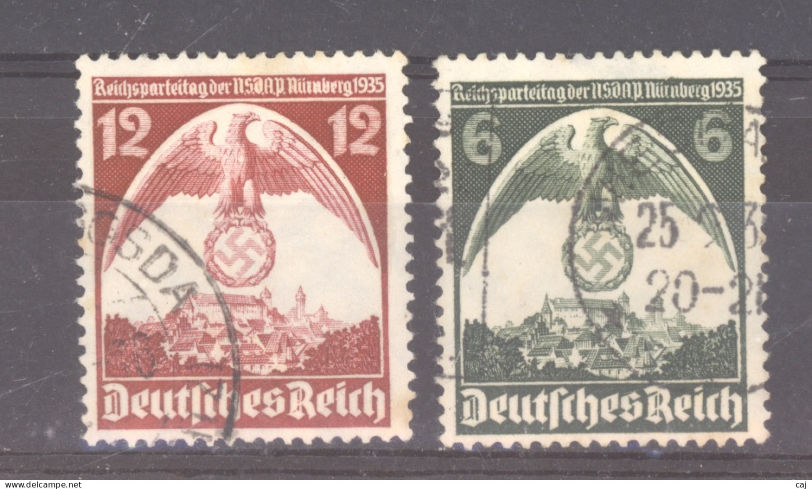 Allemagne  -  Reich  :  Mi  586-87  (o) - Usati