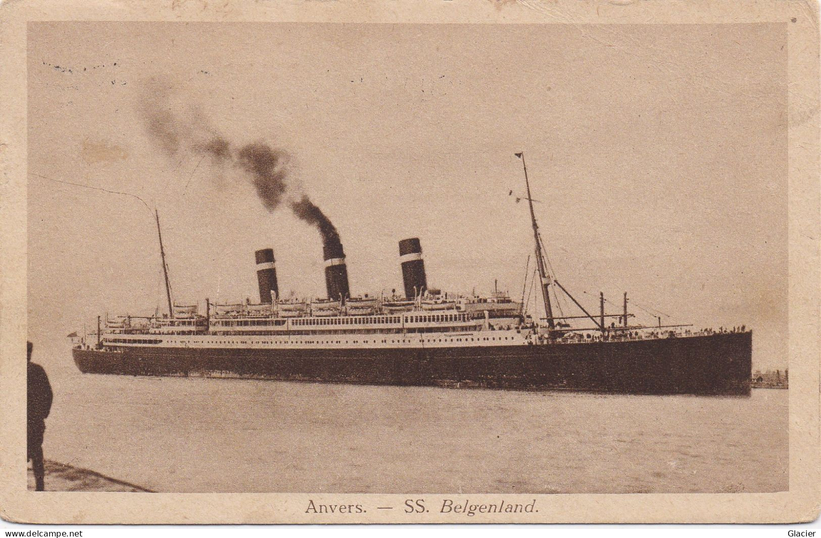 Anvers - SS. Belgenland - Red Star Line - Paquebots