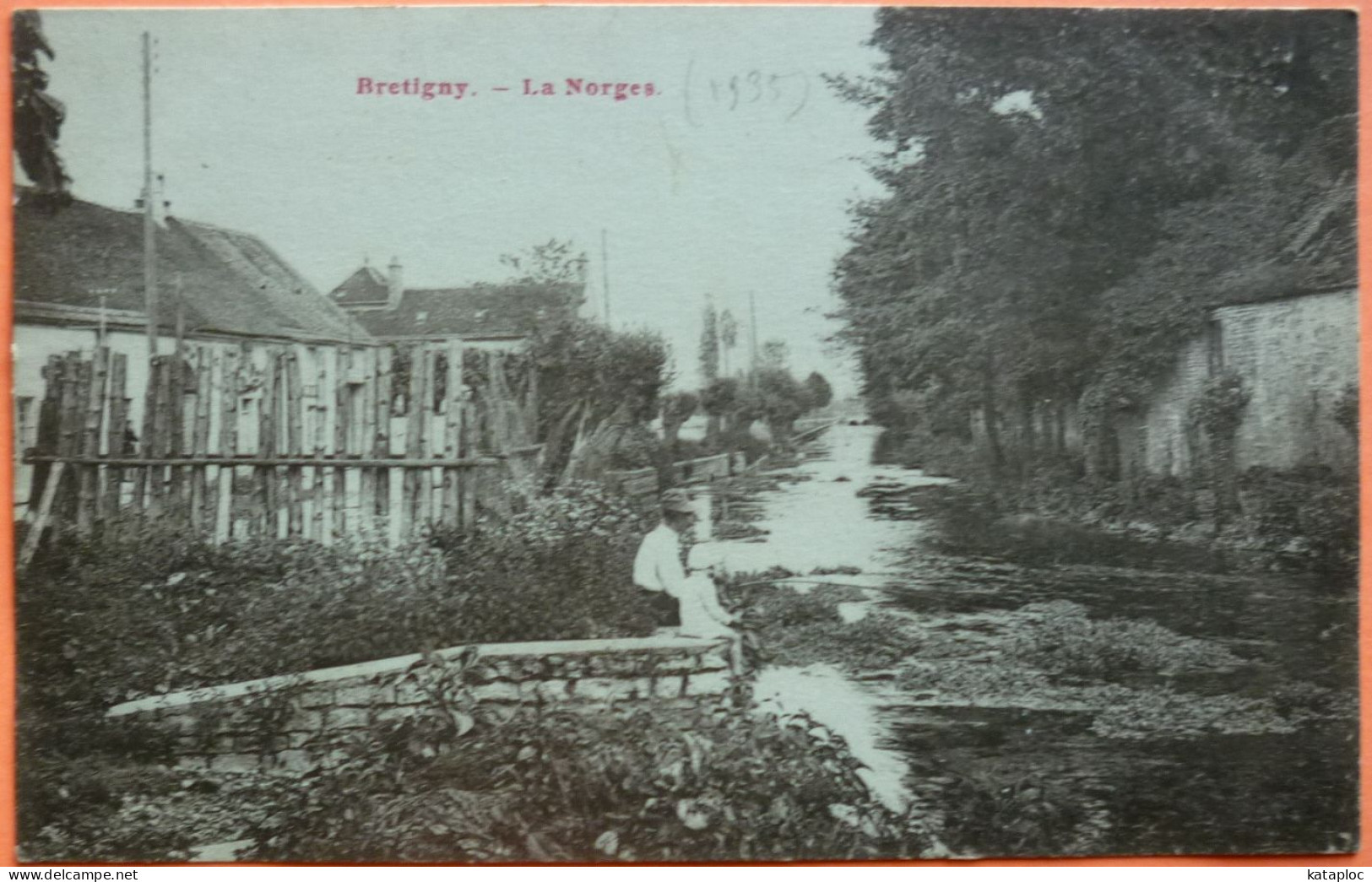 CARTE BRETIGNY - 21 - LA NORGES -SCANS RECTO VERSO-12 - Altri & Non Classificati