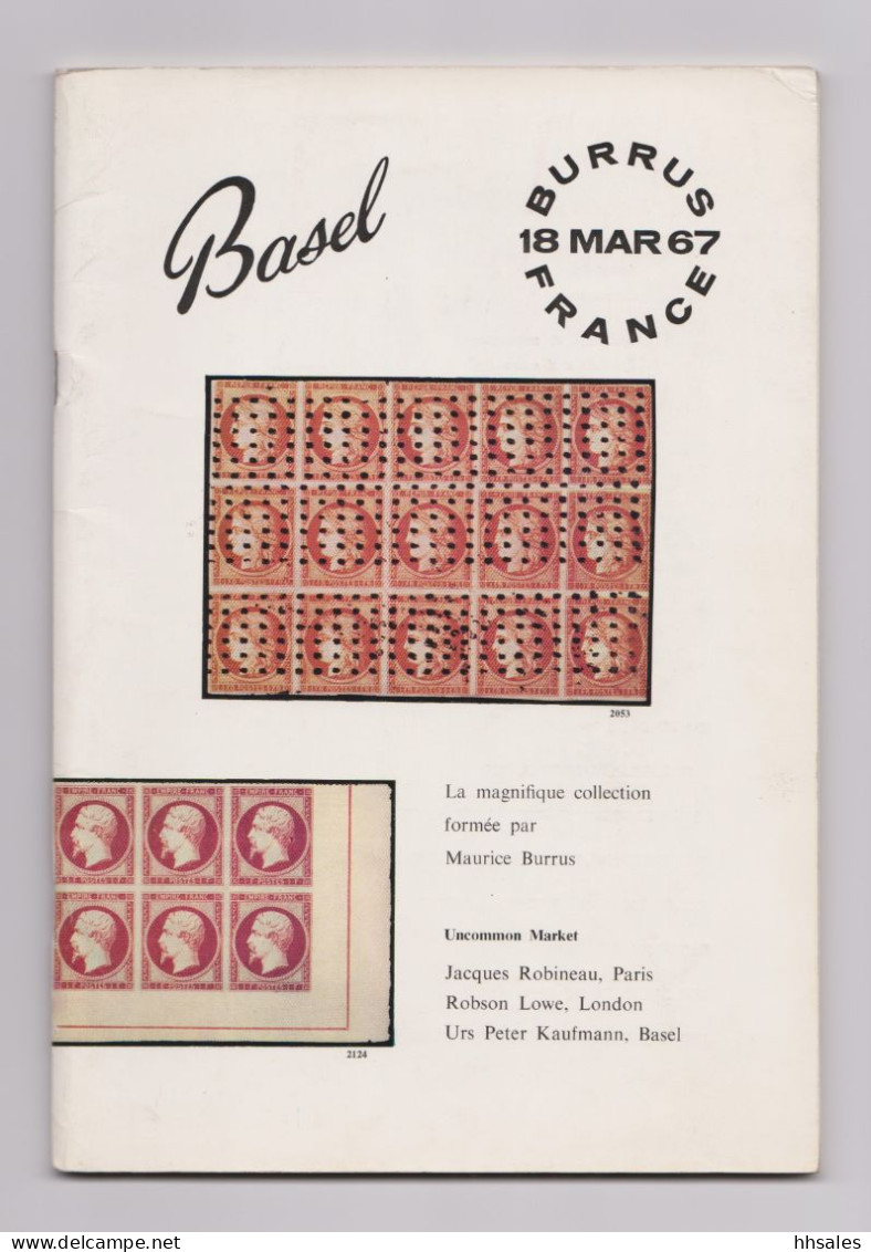 GILL-BURRUS 2, FRANCE, 1967 Auction Catalogue - Auktionskataloge