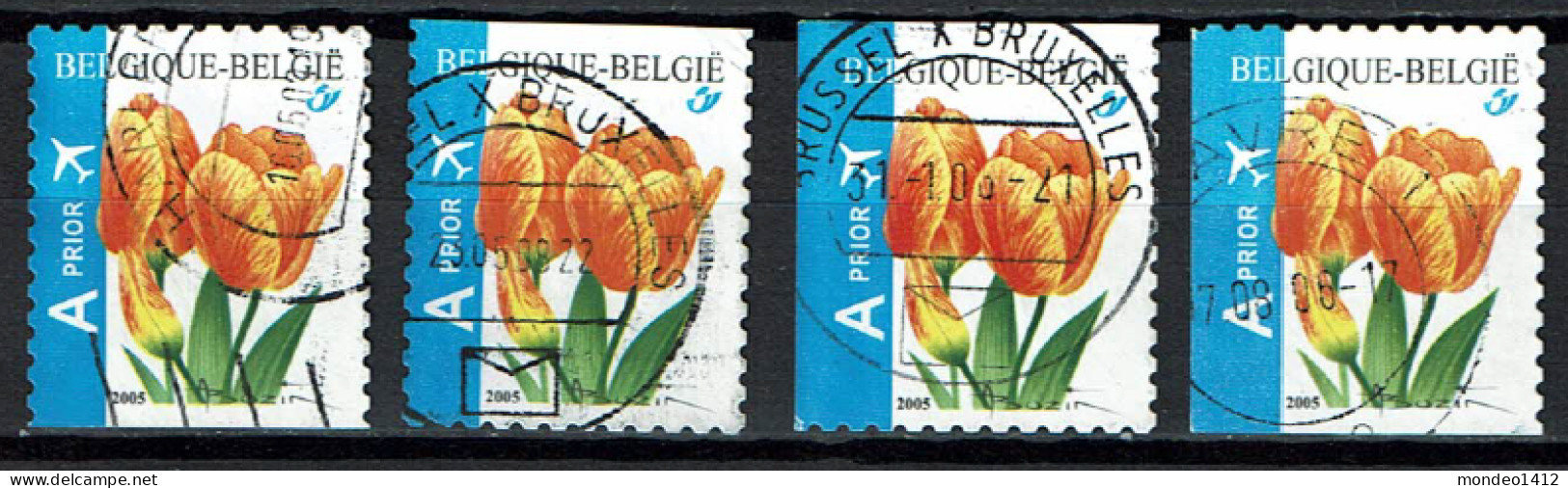 België OBP 3406 - Flowers Tulip Prior Logo Complete - Used Stamps