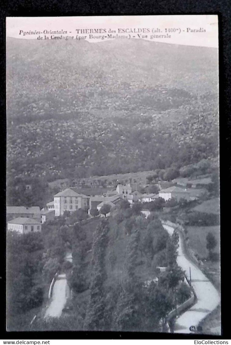 Cp, 66, Thermes Des Escaldes,paradis De La Cerdagne, Par Bourg-Madame, Vue Générale, Vierge - Otros & Sin Clasificación