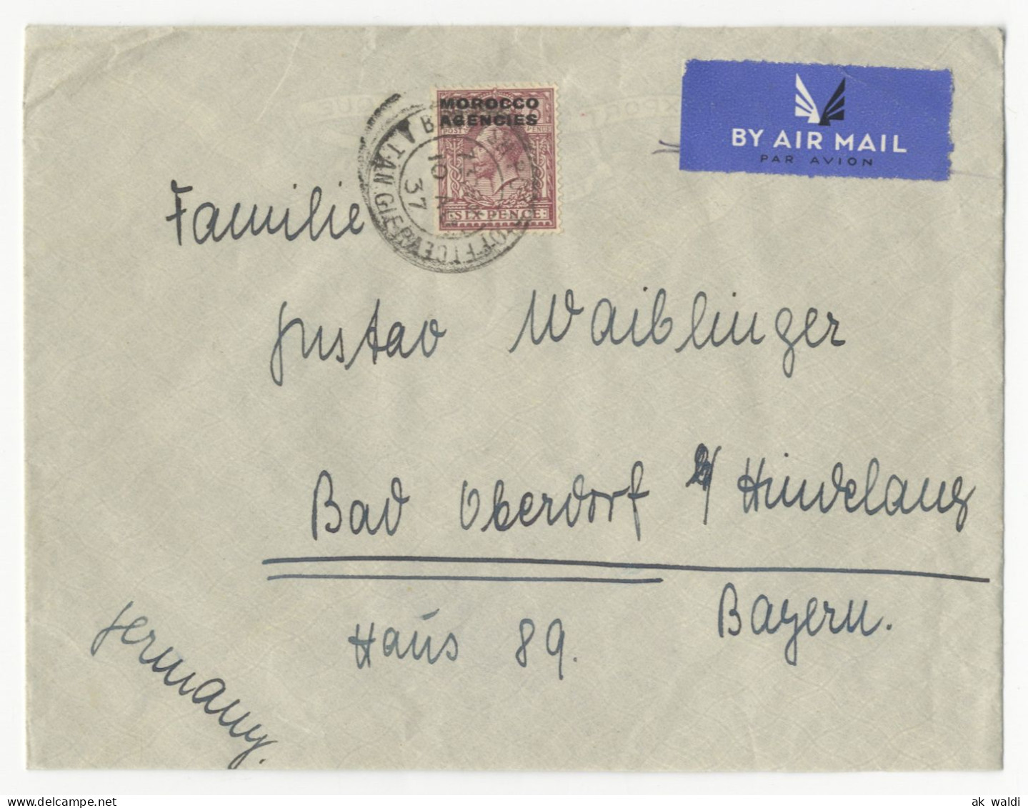 Grossbritannien, Marokko, Tanger - Bureaux Au Maroc / Tanger (...-1958)