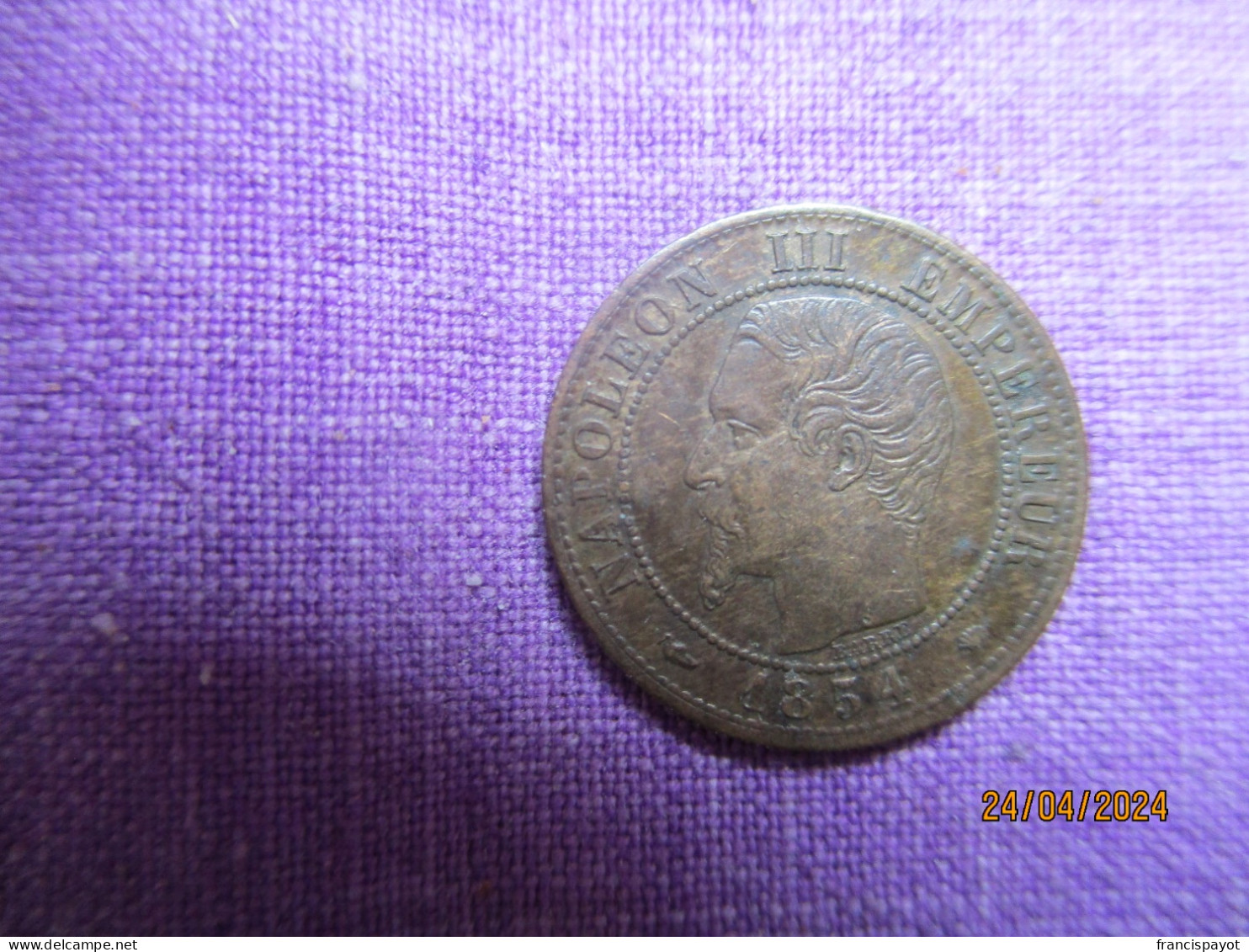 1 Centime 1854 MA - 1 Centime