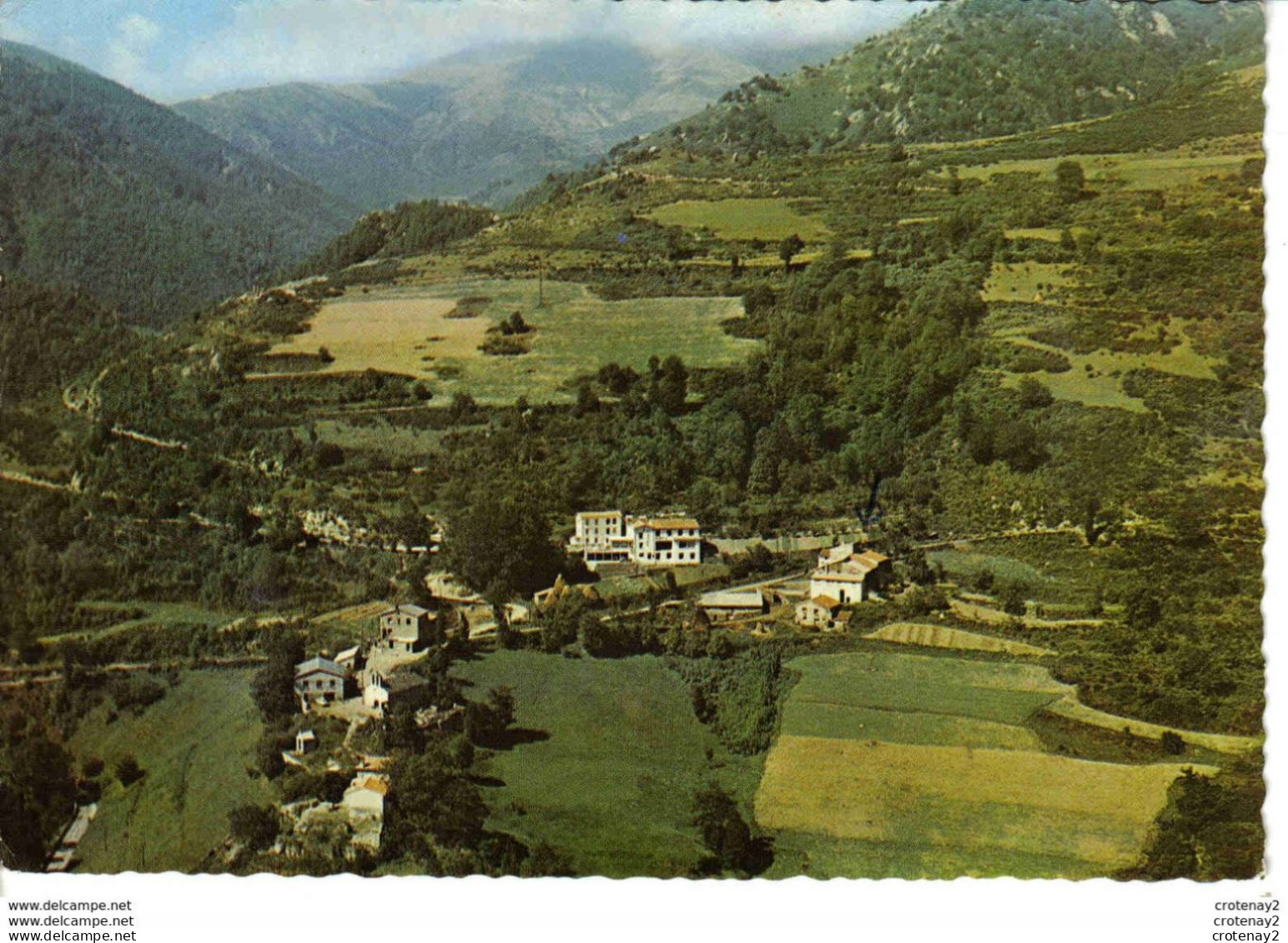 66 LA PRESTE LES BAINS N°4K Vers Prats De Mollo Vue Panoramique Sur Le COSTABONNE Et L'Hôtel RIBES Tél 304 VOIR DOS - Andere & Zonder Classificatie