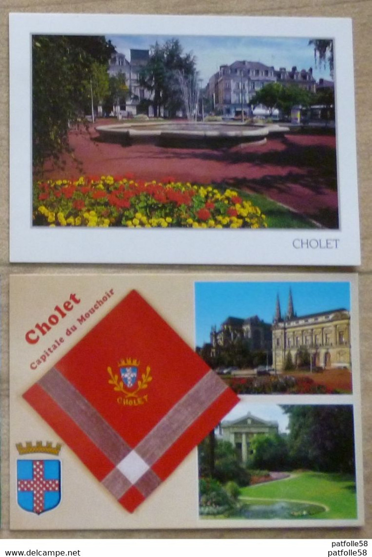 CHOLET (49).LOT DE 18 CARTES.VOIR DETAILS ET PHOTOS ANNONCE SVP.