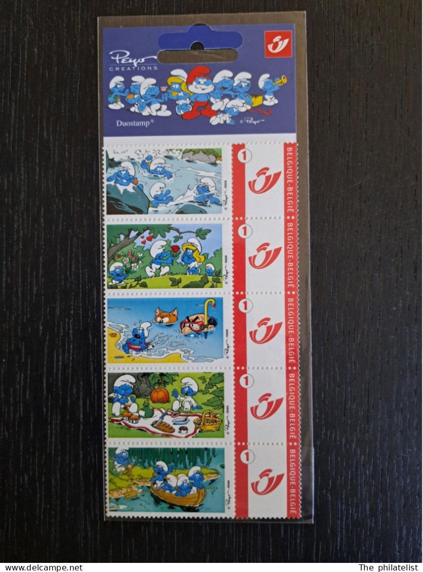 Duostamp Schtroumpfs / Smurfs / Schlumpfe - 50 Ans (Rivière) - 1971-1980