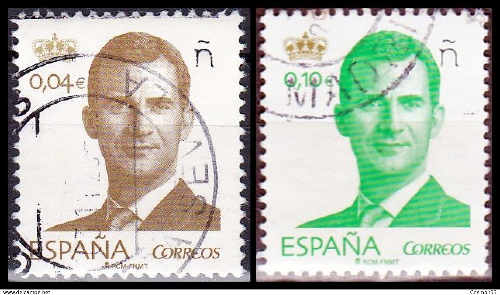 2015 - ESPAÑA - REY FELIPE VI - EDIFIL 4935,4936 - Oblitérés