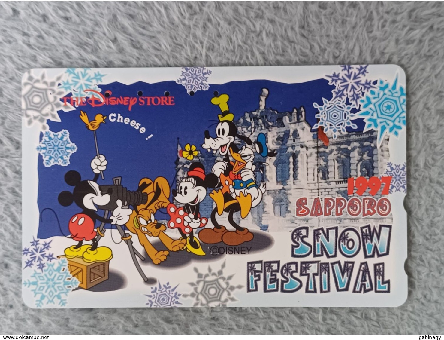 DISNEY - JAPAN - H153 - 1997 SAPPORO SNOW FESTIVAL - 110-184454 - Disney