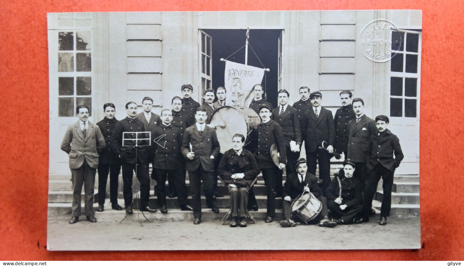 CPA Photo Ancienne. Fanfare Des Gadz'arts.  (49) Angers. Ecole Nationale D'Arts Et Métiers.  (5A.n°530) - Angers