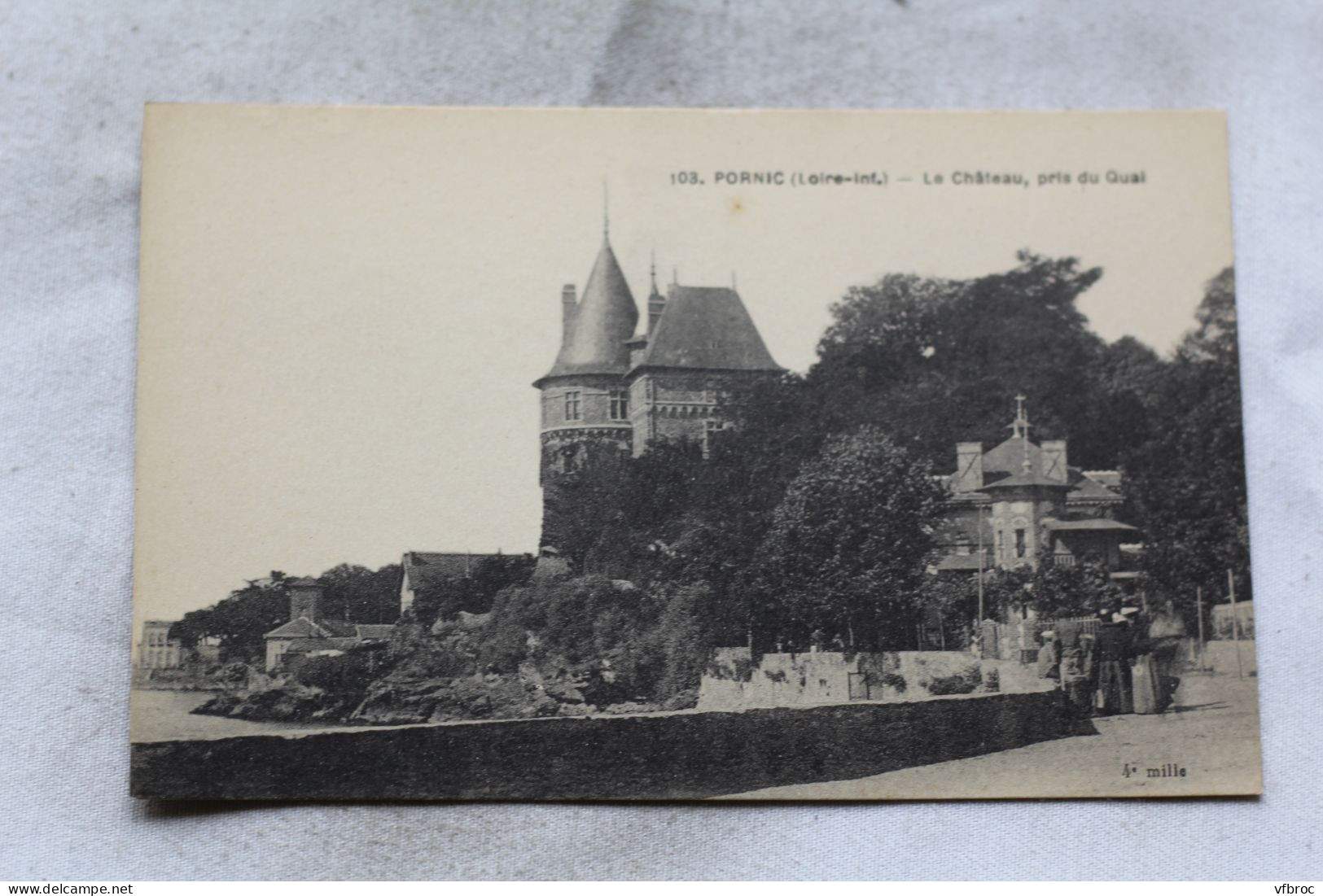 N504, Pornic, Le Château Pris Du Quai, Loire Atlantique 44 - Pornic