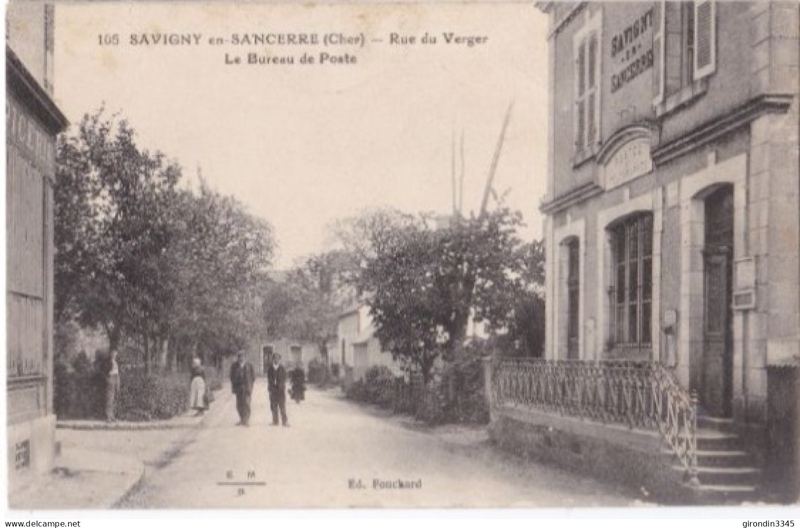 BERRY SAVIGNY EN SANCERRE Rue Du Verger Le Bureau De Poste - Andere & Zonder Classificatie