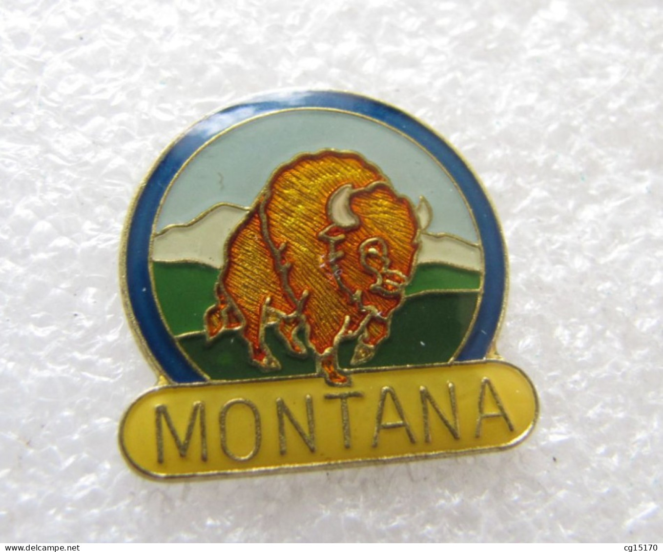 PIN'S   MONTANA   BISON - Animaux