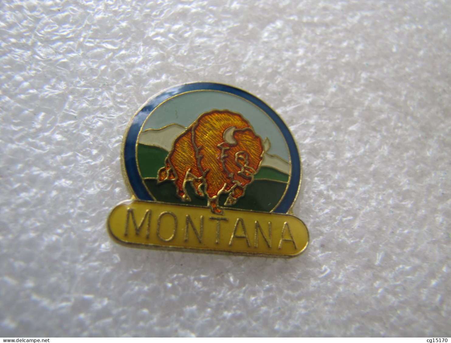 PIN'S   MONTANA   BISON - Animales