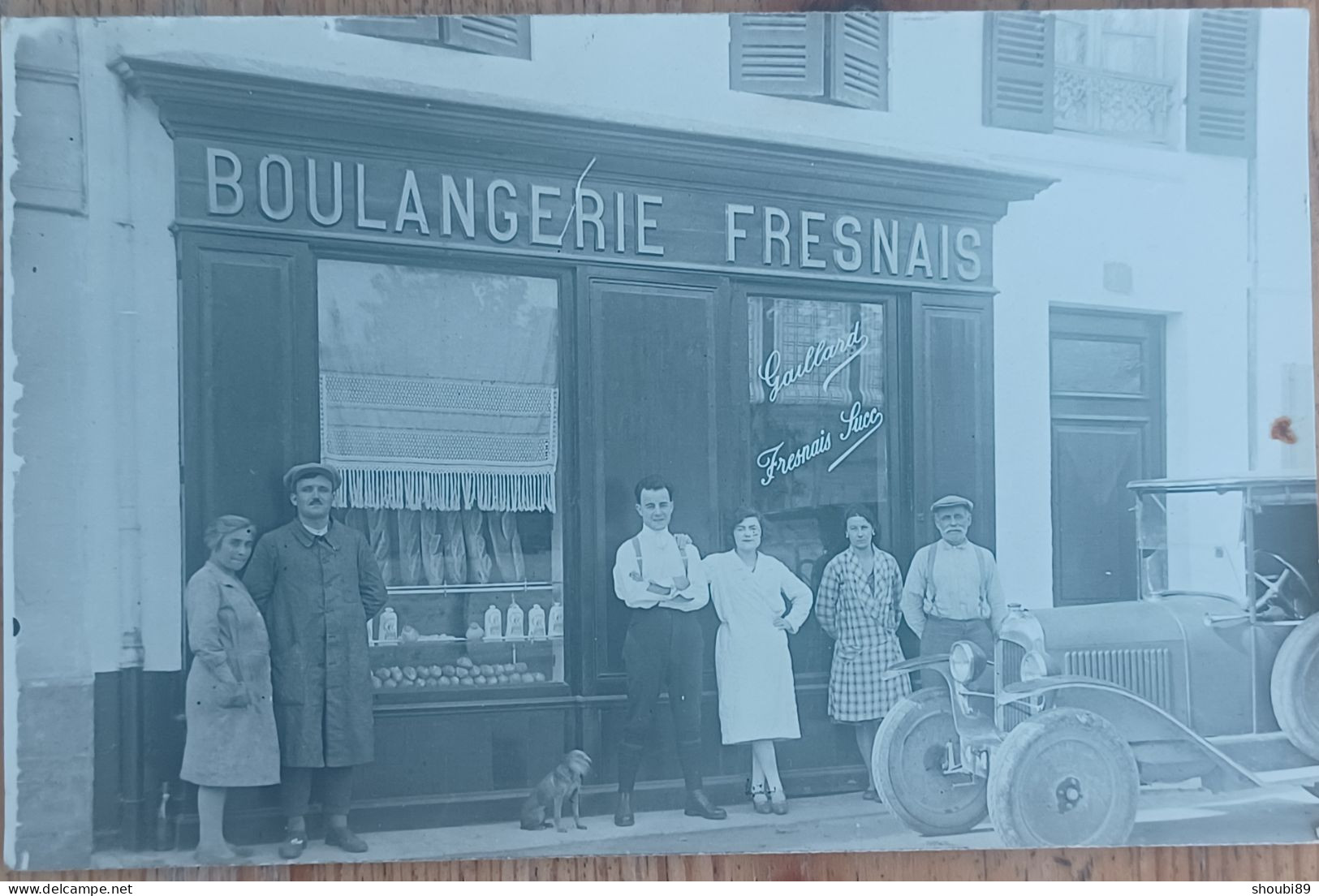 SAINTES BOULANGERIE FRENAIS GAILLARD MAGASIN DEVANTURE CARTE PHOTO - Saintes