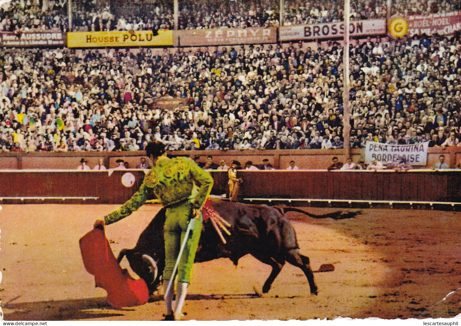 La Course De Taureaux Passe Naturelle De Luis Miguel Dominguin Pena Taurina Bordelaise - Corrida