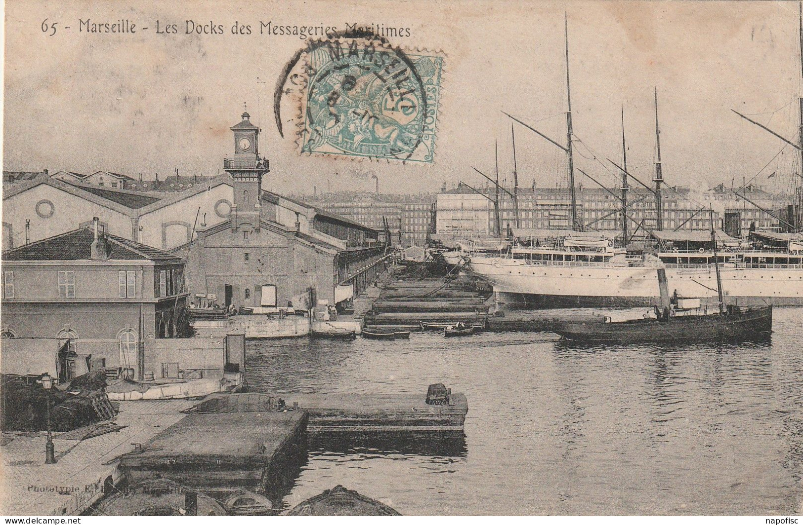 13-Marseille Les Docks Des Messageries Portuaires - Joliette, Zona Portuaria