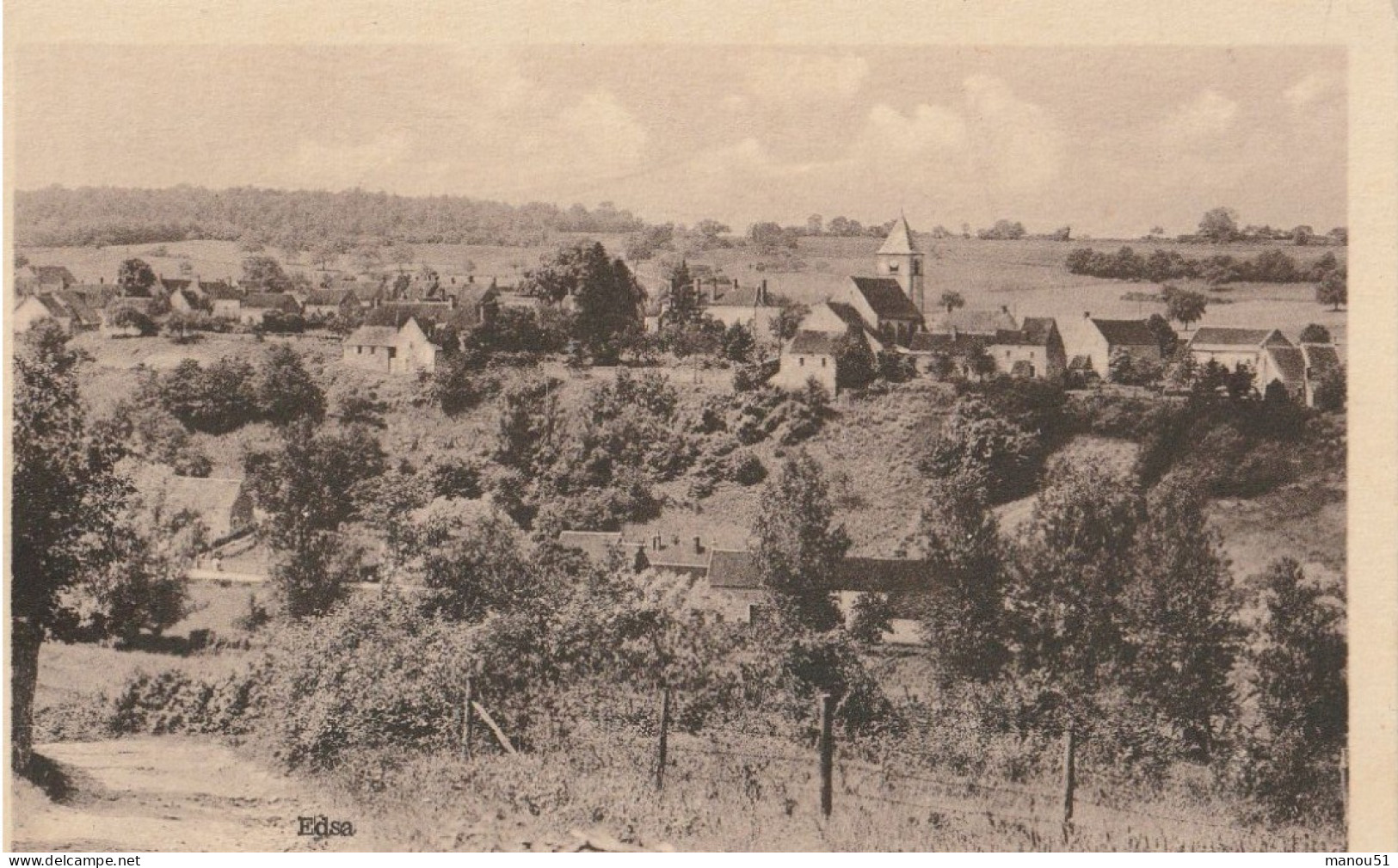 ASNIERES  Vue Sur Le Haut Du Pays - Autres & Non Classés